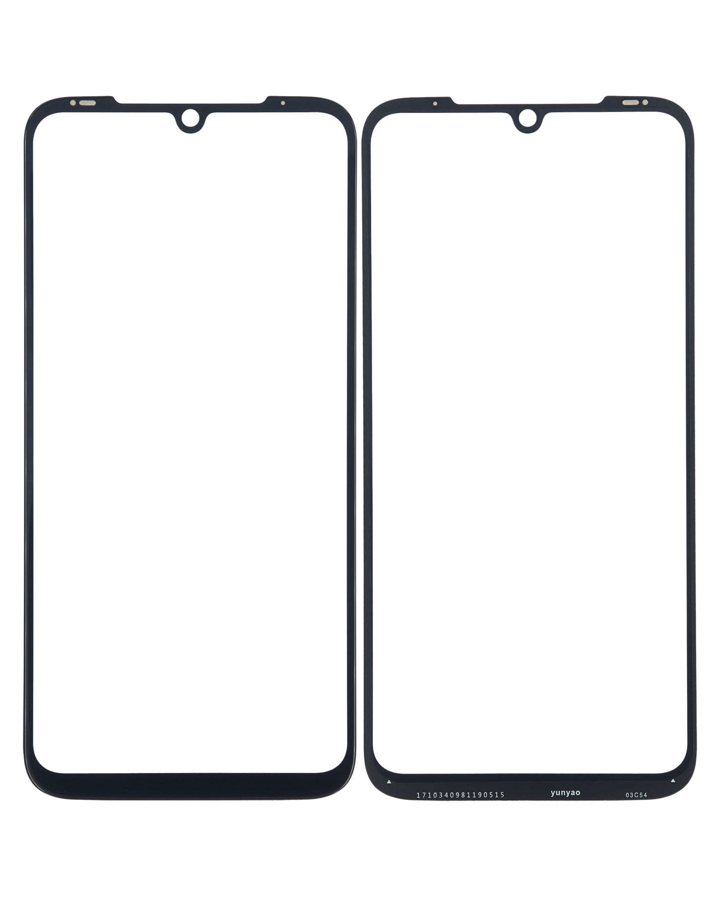 2 in 1 Front Glass With OCA Pre-Installed For Motorola One Vision Plus (2020) - Motorola replacement part - product image 2 - SKU 107082060794