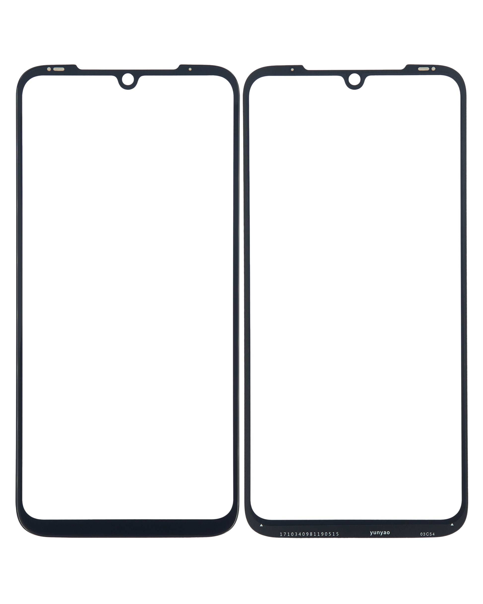 2 in 1 Front Glass With OCA Pre-Installed For Motorola One Vision Plus (2020) - Motorola replacement part - product image 2 - SKU 107082060794