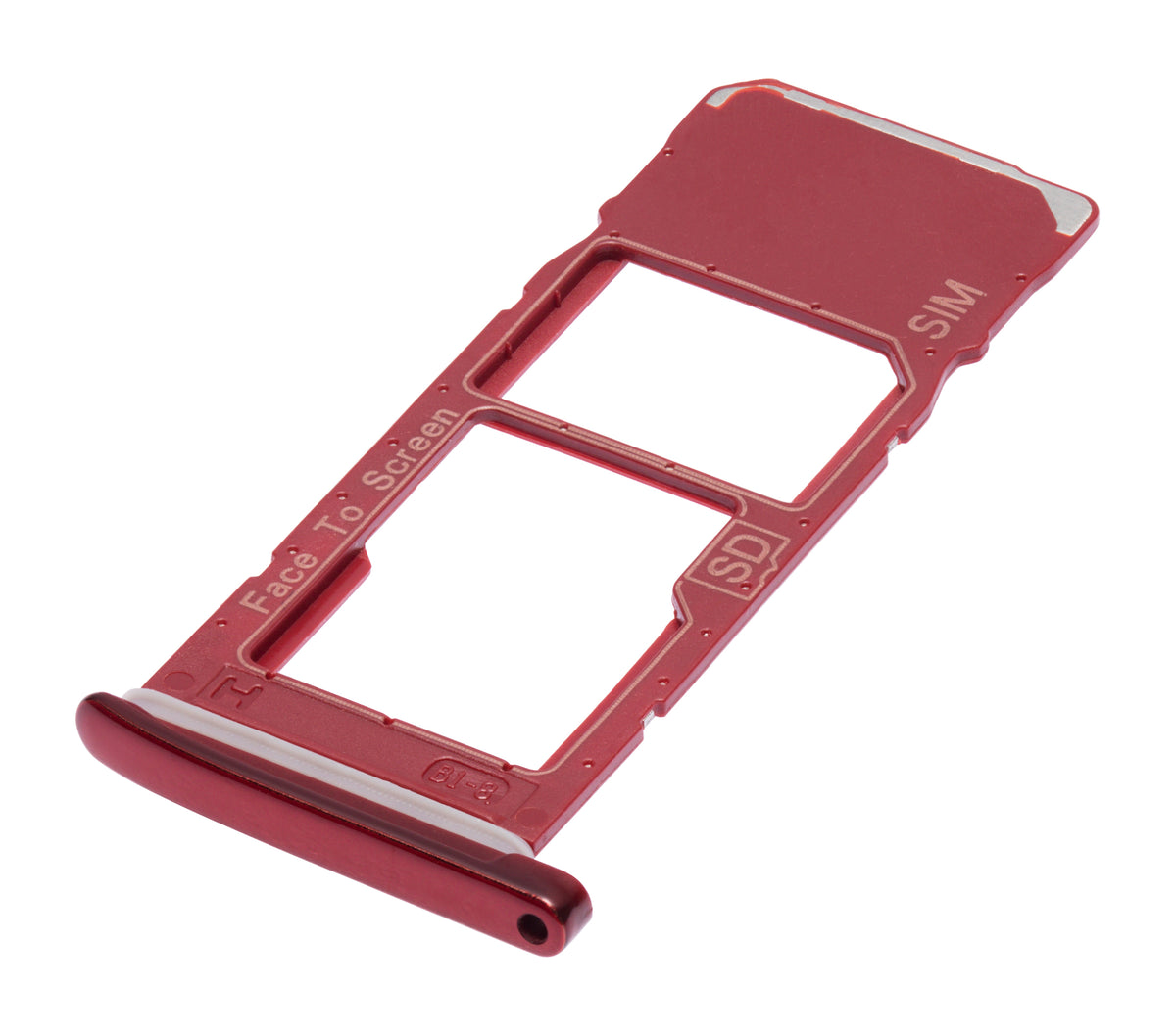 Single Sim Card Tray For Motorola Moto G7 (XT1962 / 2019) / Moto G7 Plus (XT1965 / 2019) (Viva Red) | compatible mobile phone replacement part | SKU 107082061822 | product image 4