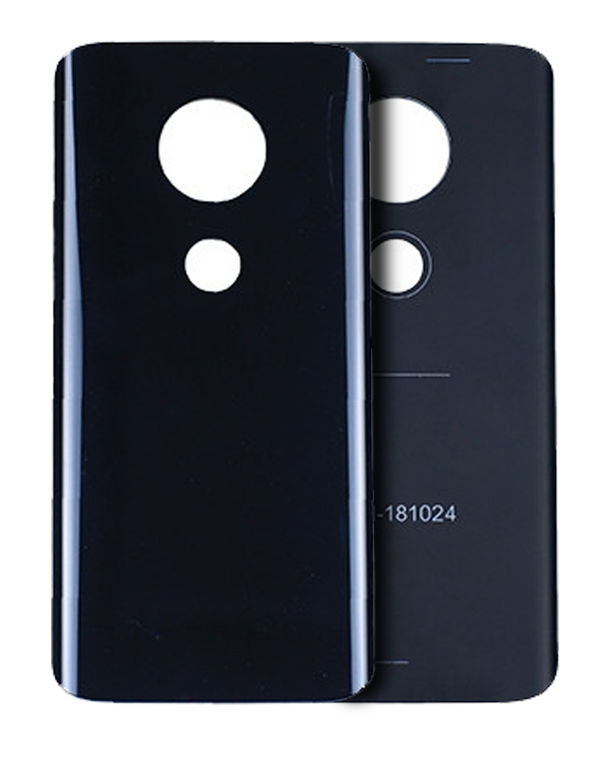 Back cover Glass For Motorola Moto G7 (XT1962 / 2019) (Ceramic Black) | compatible mobile phone replacement part | SKU 107082061827 | product image 1