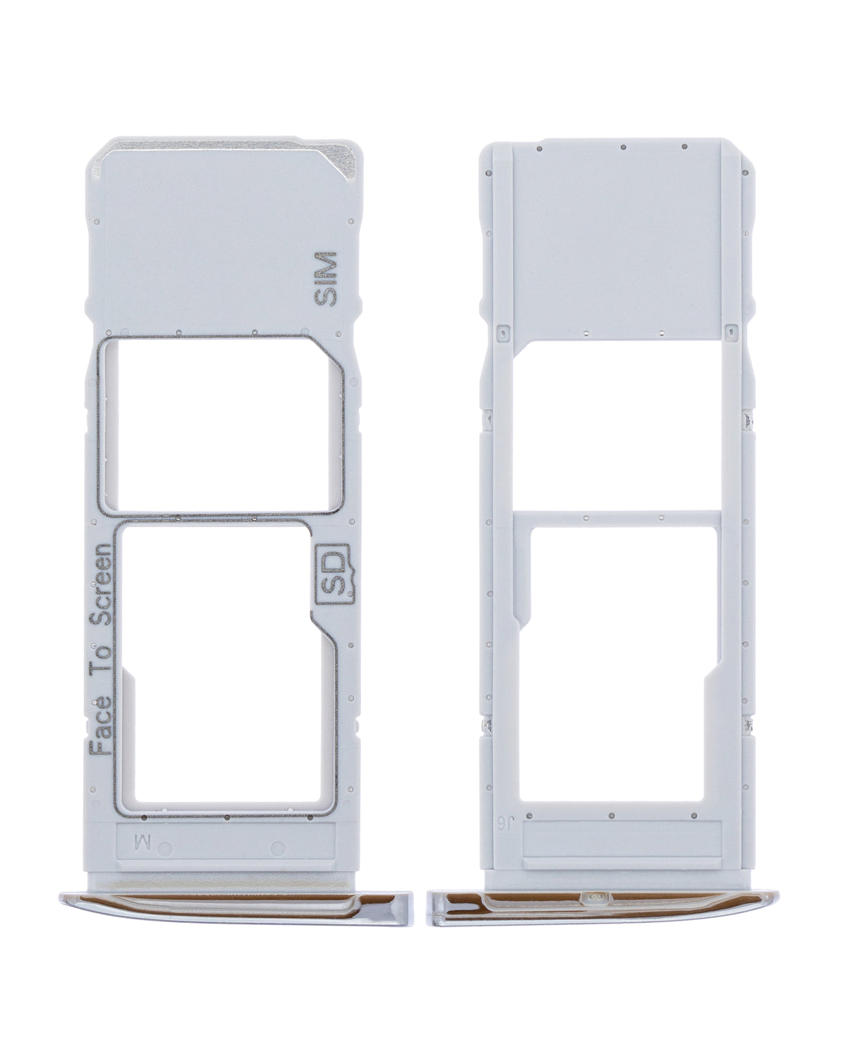 Single Sim Card Tray For Motorola Moto G7 (XT1962 / 2019) / G7 Plus (XT1965-2 / 2019) (Silver) | compatible mobile phone replacement part | SKU 107082061861 | product image 2