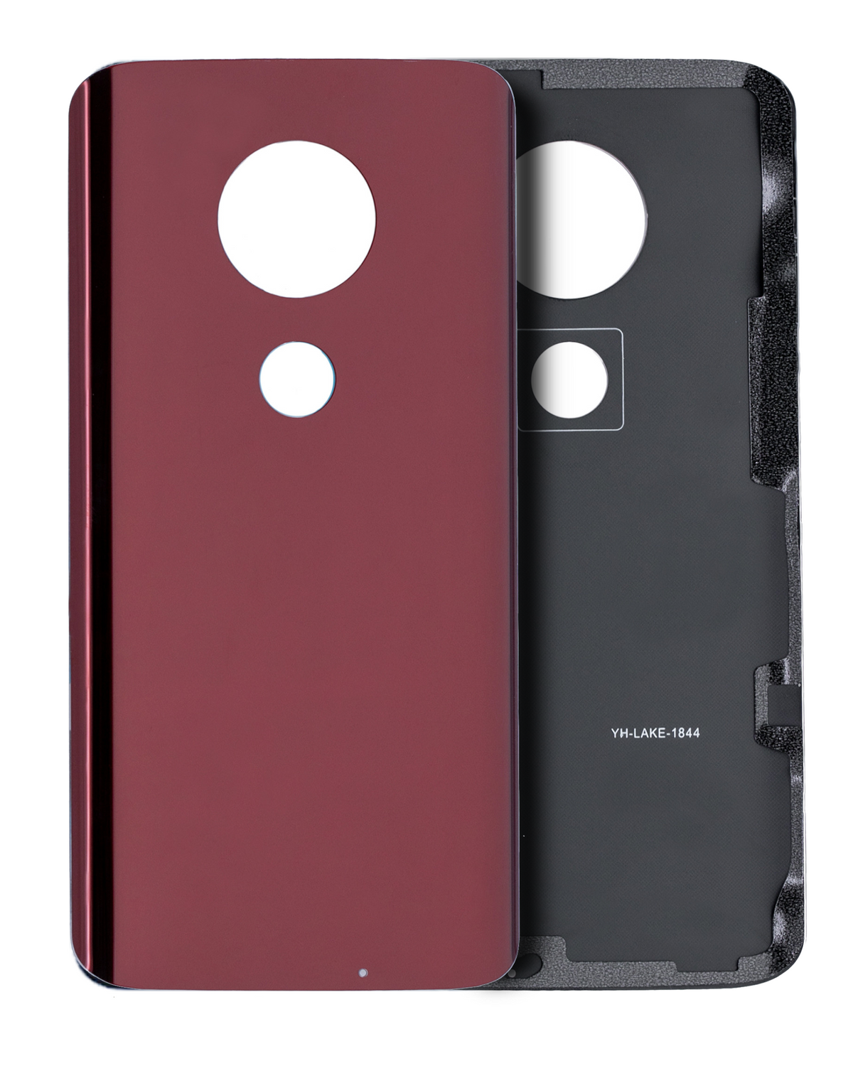 Back cover Glass For Motorola Moto G7 Plus (XT1965 / 2019) (Viva Red) | compatible mobile phone replacement part | SKU 107082061871 | product image 1