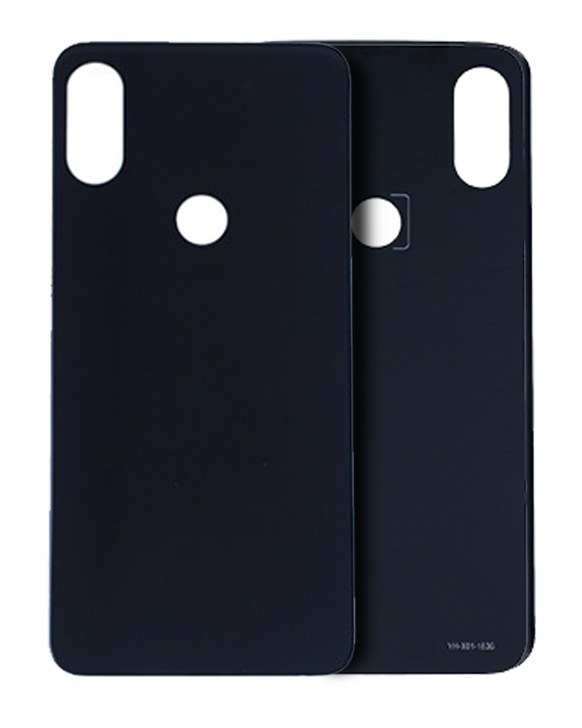Back cover Glass For Motorola One (XT1941 / 2018) / Moto P30 (XT1943 / 2018) (Black) - Motorola replacement part - product image 1 - SKU 107082061928