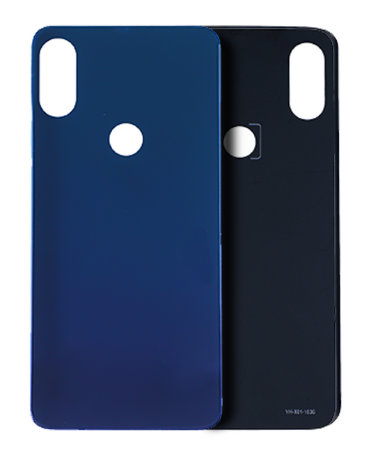Back cover Glass For Motorola One (XT1941 / 2018) / Moto P30 (XT1943 / 2018) (Blue) - Motorola replacement part - product image 1 - SKU 107082061929