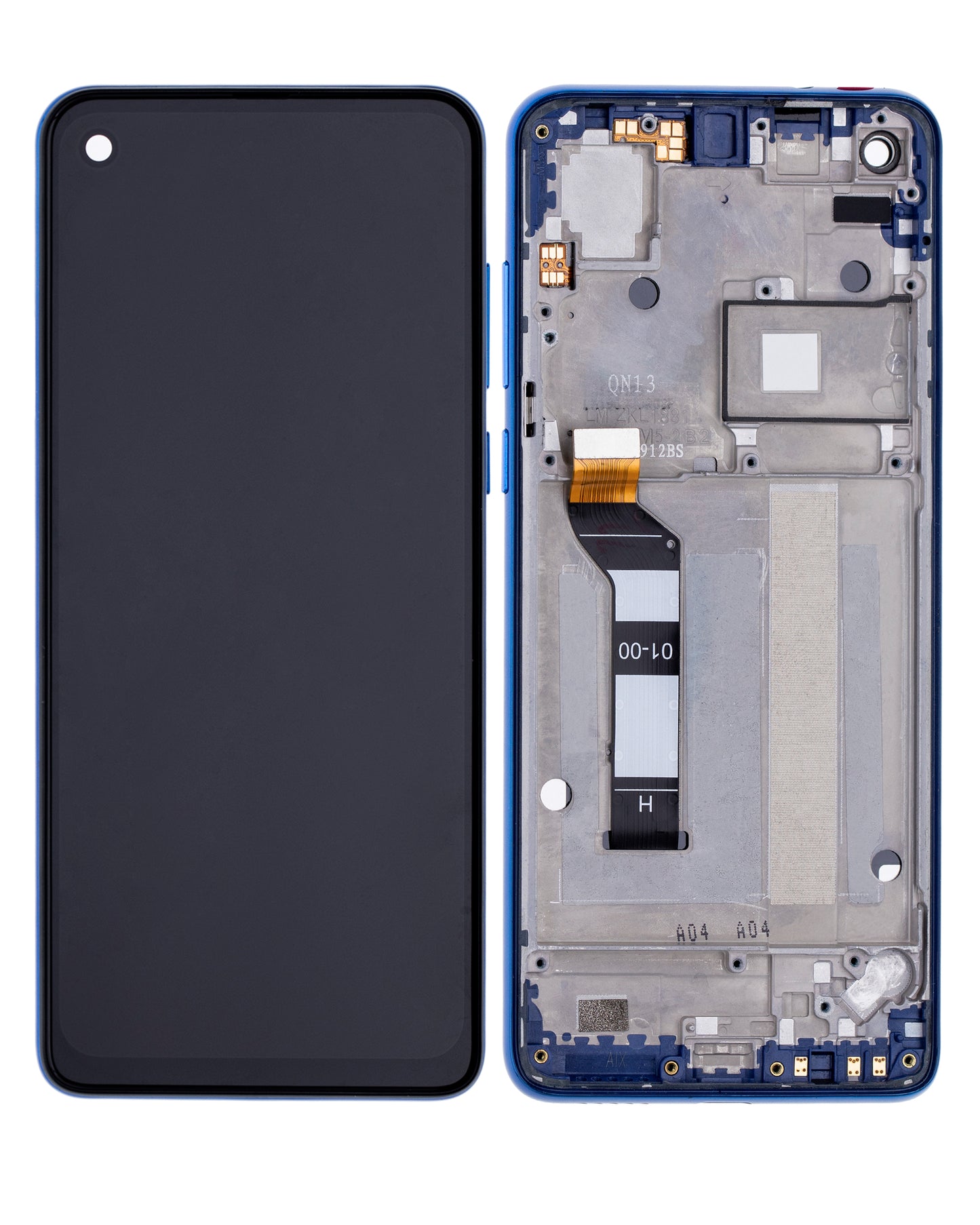 LCD Assembly With Frame For Motorola One Vision (XT1970 / 2019) / P50 (Refurbished) (Sapphire Gradient) - Motorola replacement part - product image 6 - SKU 107082062002