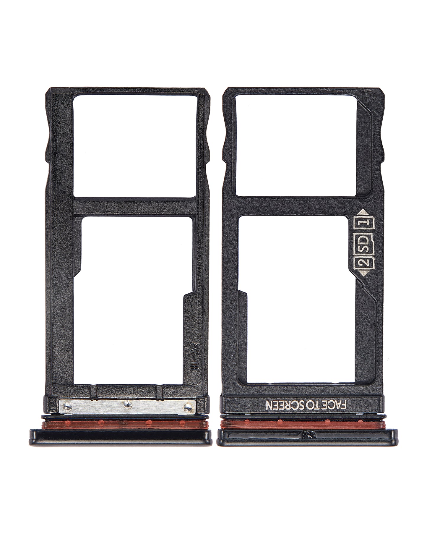 Dual Sim Card Tray For Motorola One Vision (XT1970 / 2019) / P50 (XT1970 / 2019) (Black) - Motorola replacement part - product image 6 - SKU 107082062041