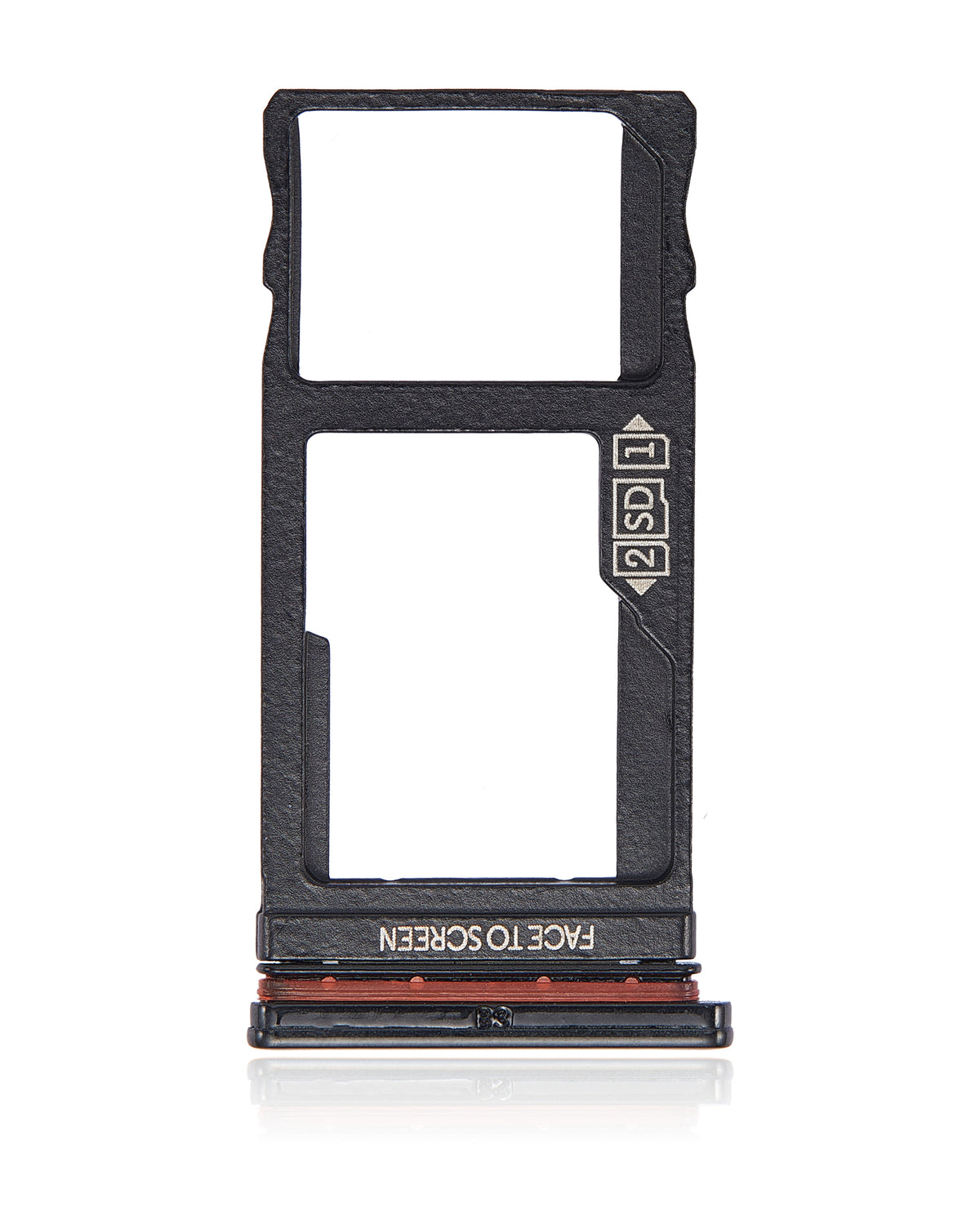 Dual Sim Card Tray For Motorola One Vision (XT1970 / 2019) / P50 (XT1970 / 2019) (Black) - Motorola replacement part - product image 2 - SKU 107082062041