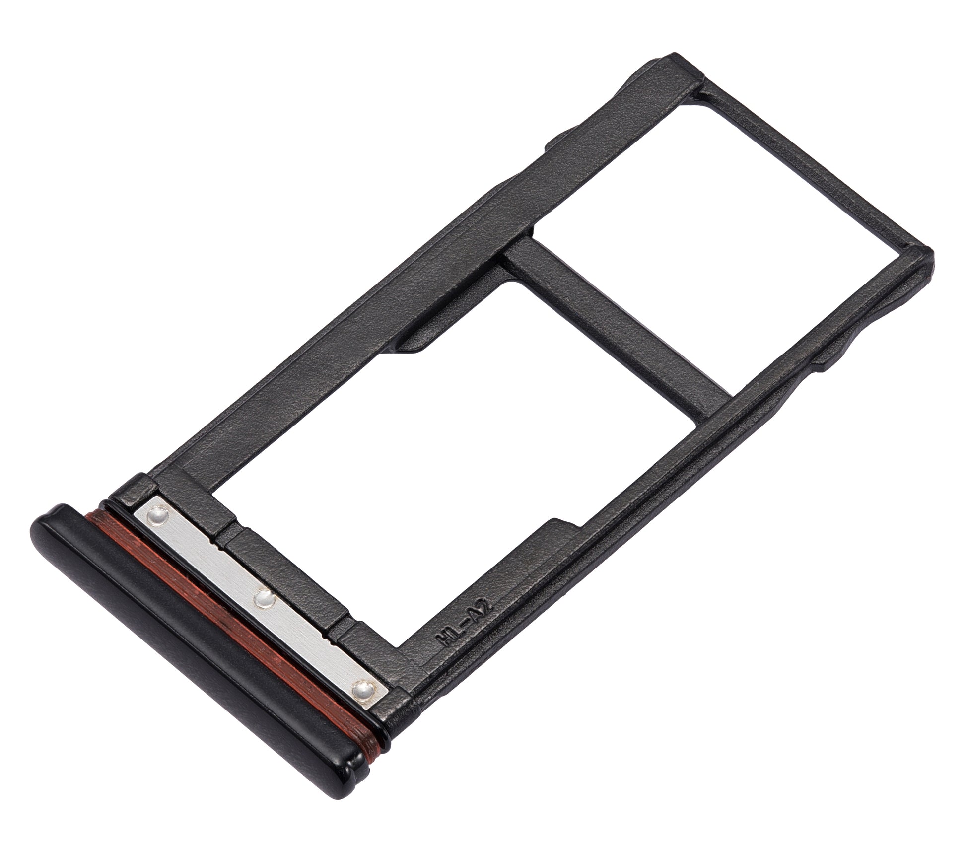 Dual Sim Card Tray For Motorola One Vision (XT1970 / 2019) / P50 (XT1970 / 2019) (Black) - Motorola replacement part - product image 4 - SKU 107082062041