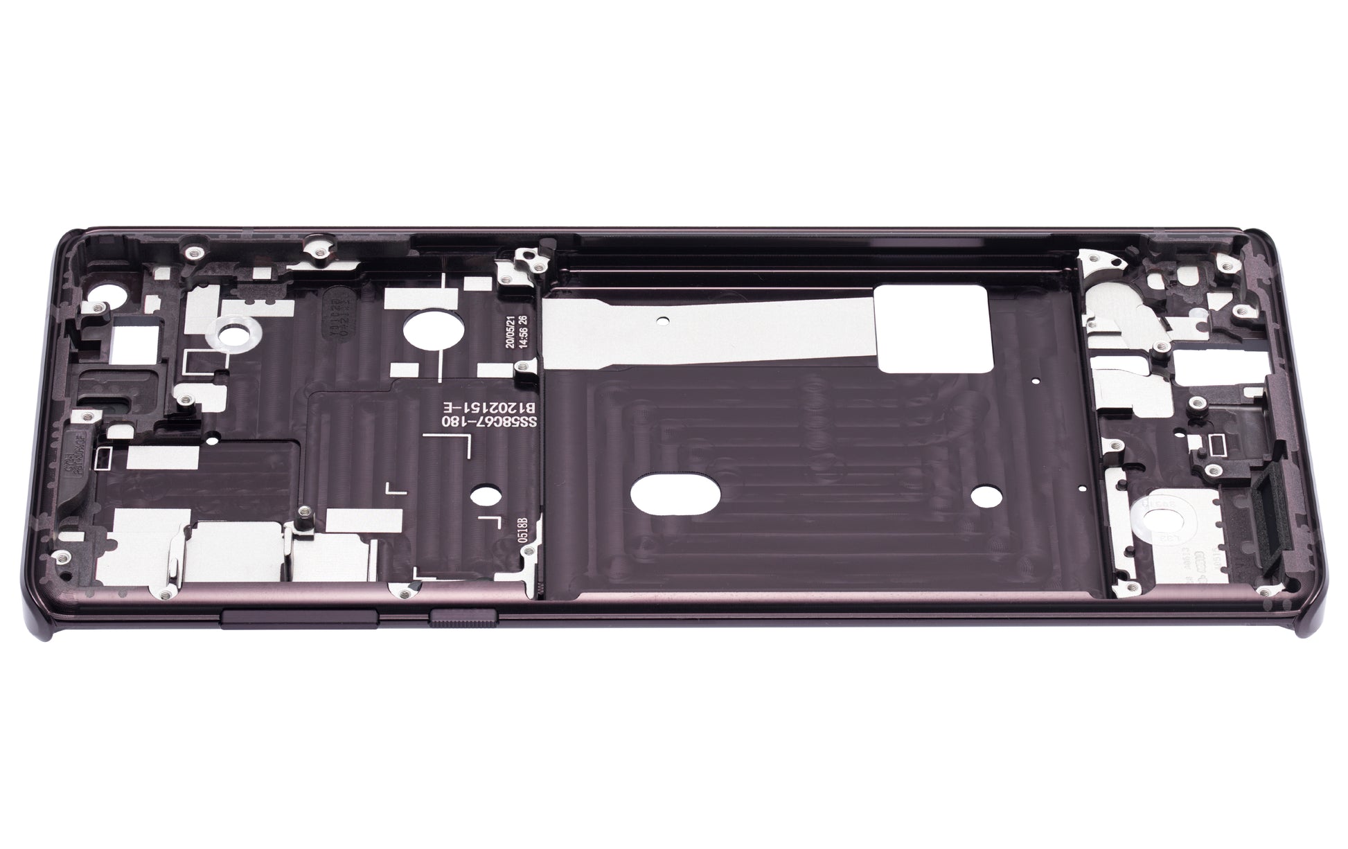 Mid-Frame Housing For Motorola Edge 5G (XT2063 / 2020) (Midnight Magenta) | SKU 107082062086 | image 4