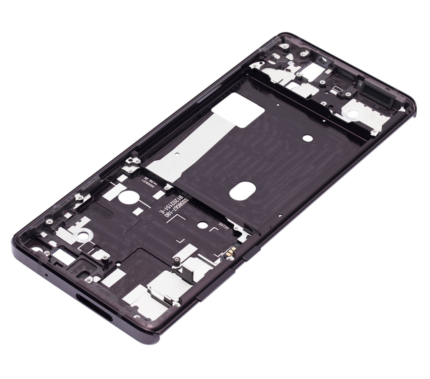 Mid-Frame Housing For Motorola Edge 5G (XT2063 / 2020) (Midnight Magenta) | SKU 107082062086 | image 2