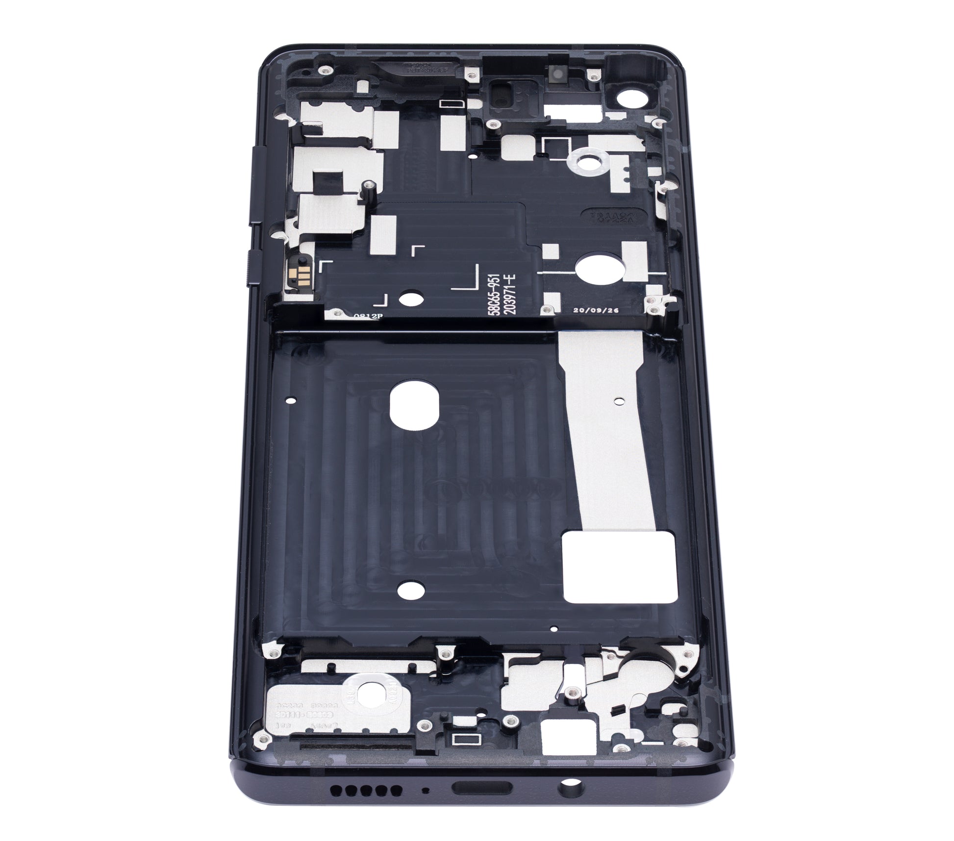 Mid-Frame Housing For Motorola Edge 5G (XT2063 / 2020) (Solar Black) | SKU 107082062087 | image 3