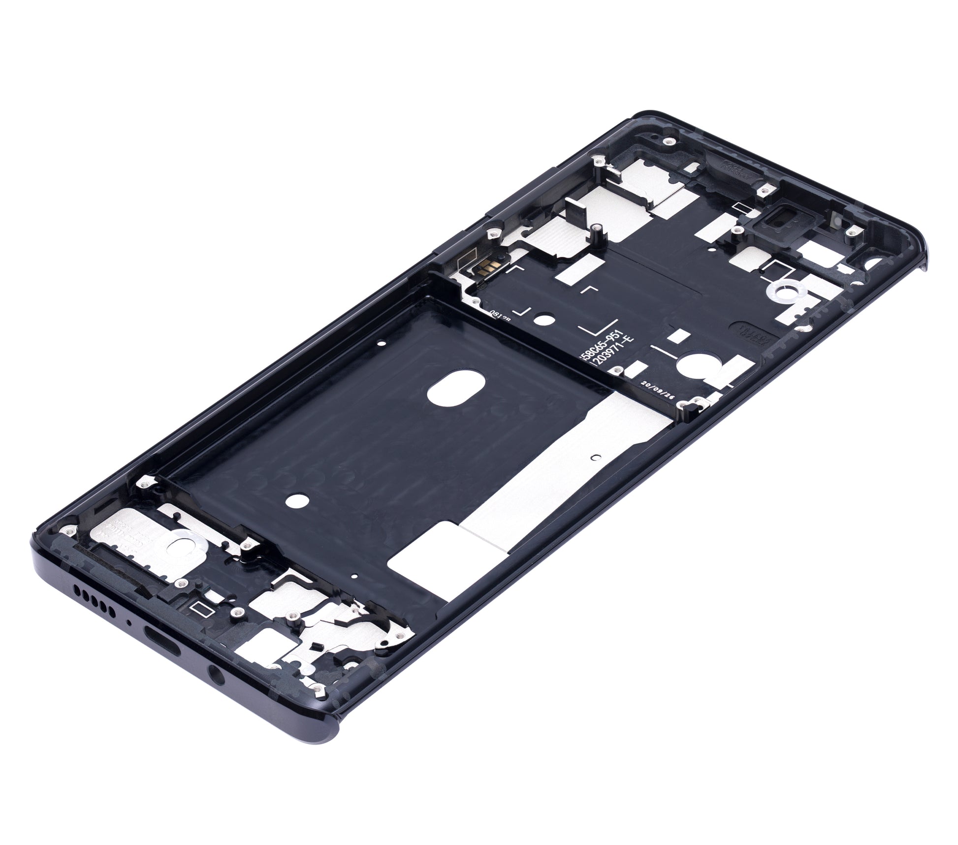 Mid-Frame Housing For Motorola Edge 5G (XT2063 / 2020) (Solar Black) | SKU 107082062087 | image 2