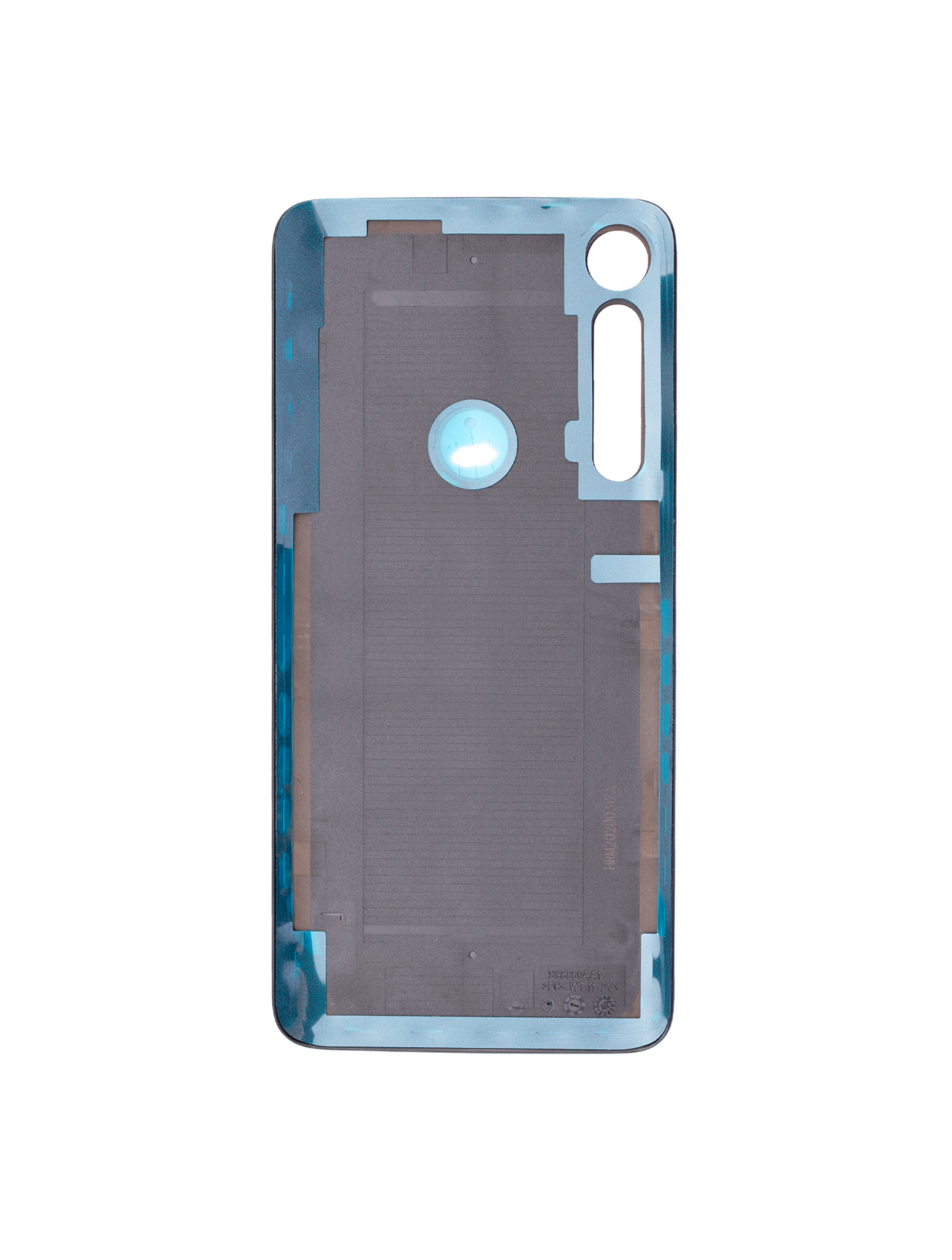 Back Cover Glass For Motorola One Macro (XT2016 / 2019) (Space Blue) - Motorola replacement part - product image 7 - SKU 107082062123