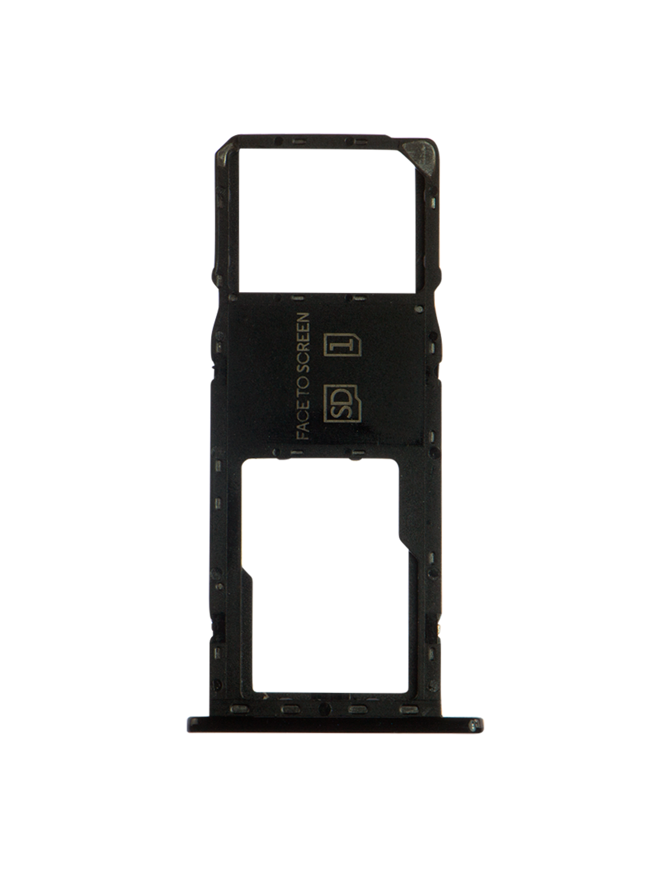 Single Sim Card Tray For Motorola Moto G7 Power (XT1955 / 2019) (International Version) (Ceramic Black) | compatible mobile phone replacement part | SKU 107082064535 | product image 4