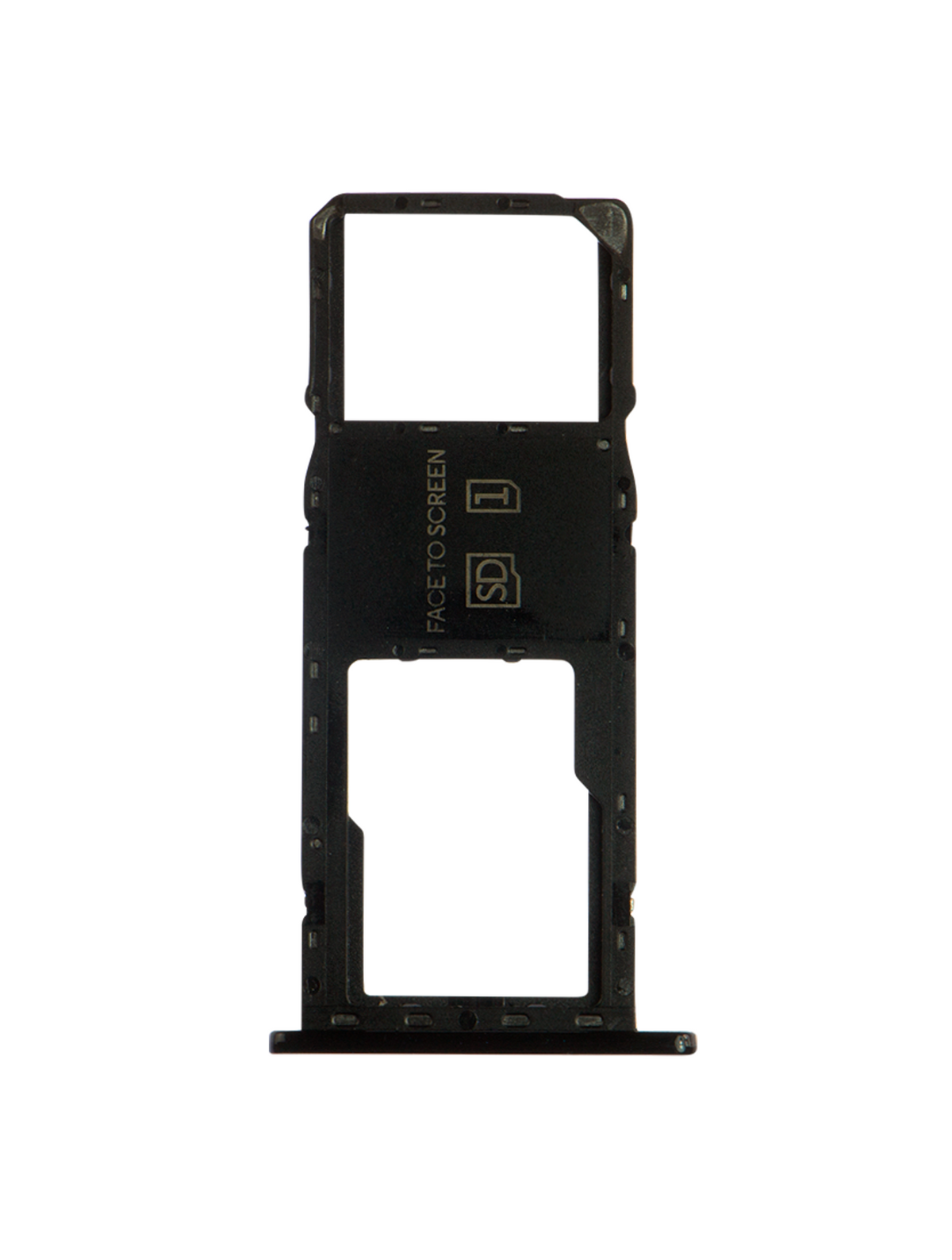 Single Sim Card Tray For Motorola Moto G7 Power (XT1955 / 2019) (International Version) (Ceramic Black) | compatible mobile phone replacement part | SKU 107082064535 | product image 4