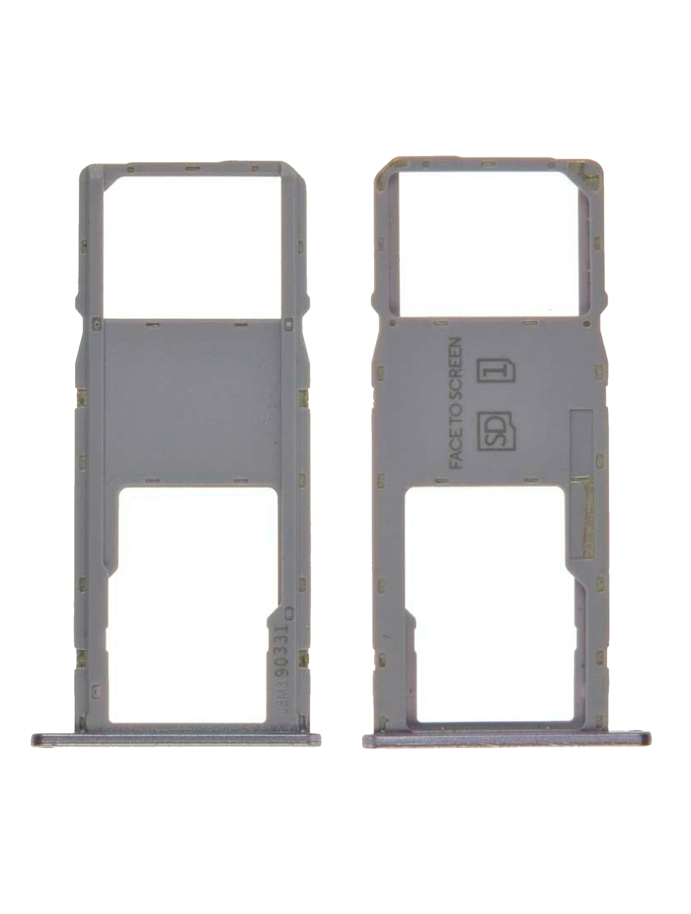 Single Sim Card Tray For Motorola Moto G7 Power (XT1955 / 2019) (International Version) (Iced Violet) | compatible mobile phone replacement part | SKU 107082064536 | product image 2