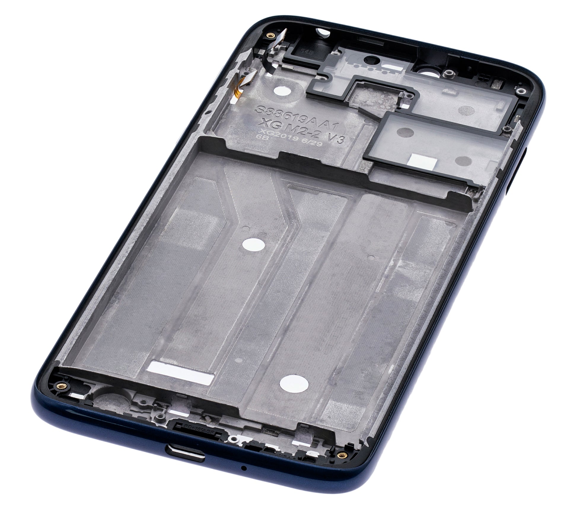Mid-Frame Housing + LCD Frame For Motorola Moto G7 Power (XT1955 / 2019) (US Version) (Marine Blue) (2 Piece Set) | compatible mobile phone replacement part | SKU 107082064539 | product image 8