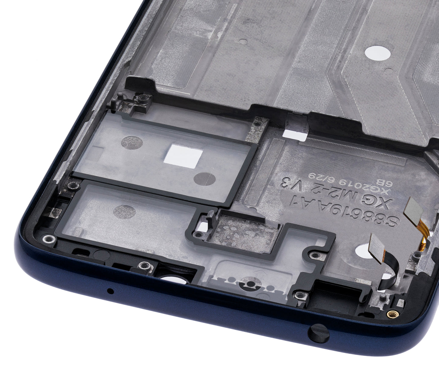 Mid-Frame Housing + LCD Frame For Motorola Moto G7 Power (XT1955 / 2019) (US Version) (Marine Blue) (2 Piece Set) | compatible mobile phone replacement part | SKU 107082064539 | product image 9
