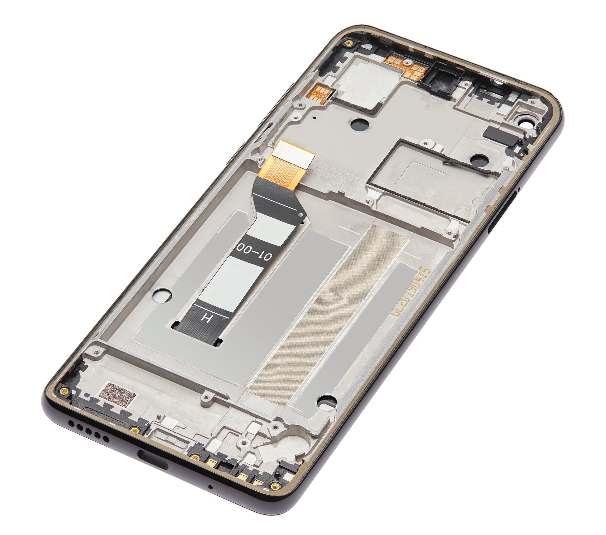 LCD Assembly With Frame For Motorola One Vision (XT1970 / 2019) (Refurbished) (Bronze Gradient) - Motorola replacement part - product image 2 - SKU 107082064547