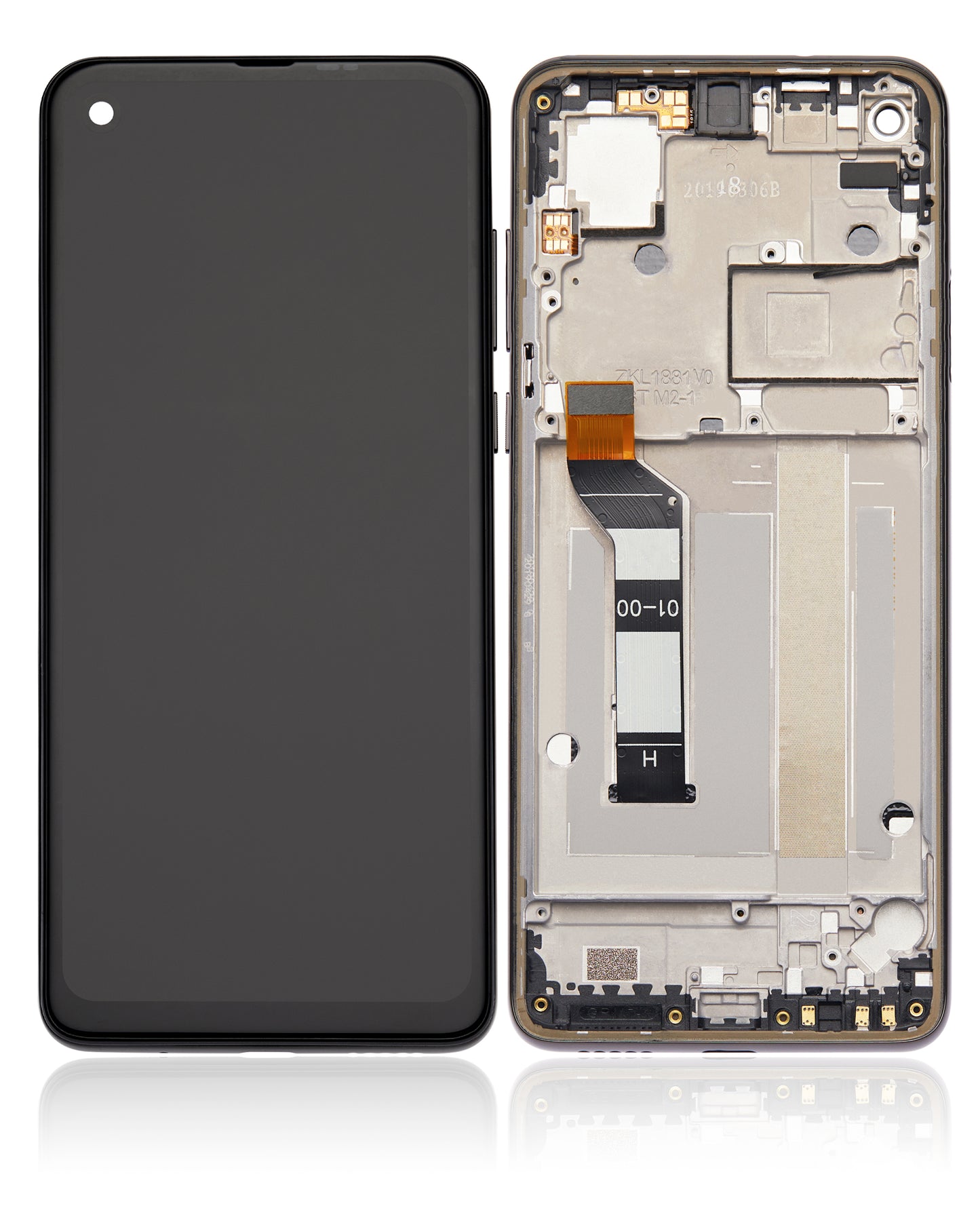 LCD Assembly With Frame For Motorola One Vision (XT1970 / 2019) (Refurbished) (Bronze Gradient) - Motorola replacement part - product image 6 - SKU 107082064547