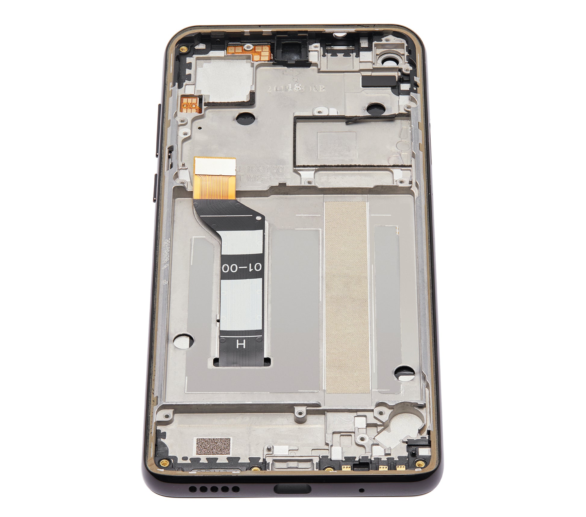 LCD Assembly With Frame For Motorola One Vision (XT1970 / 2019) (Refurbished) (Bronze Gradient) - Motorola replacement part - product image 3 - SKU 107082064547