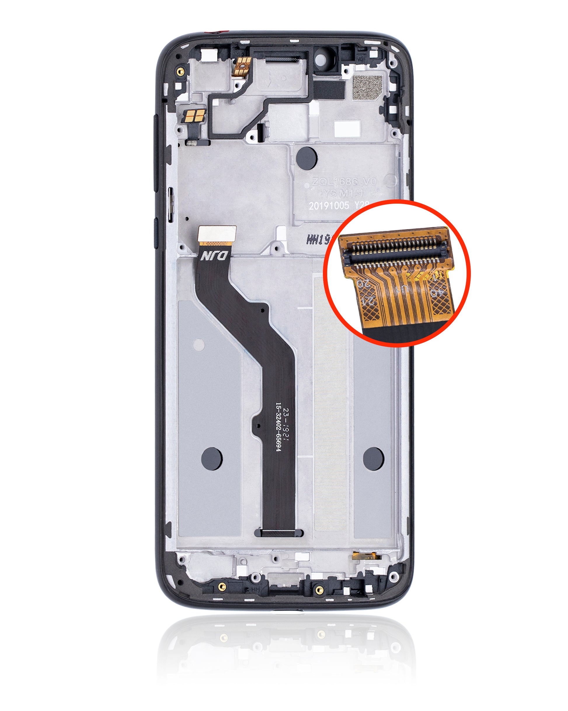 LCD Assembly With Frame For Motorola Moto G7 Play (XT1952 / 2019) / T-Mobile Revvlry (Refurbished) (Starry Black) | compatible mobile phone replacement part | SKU 107082064603 | product image 6