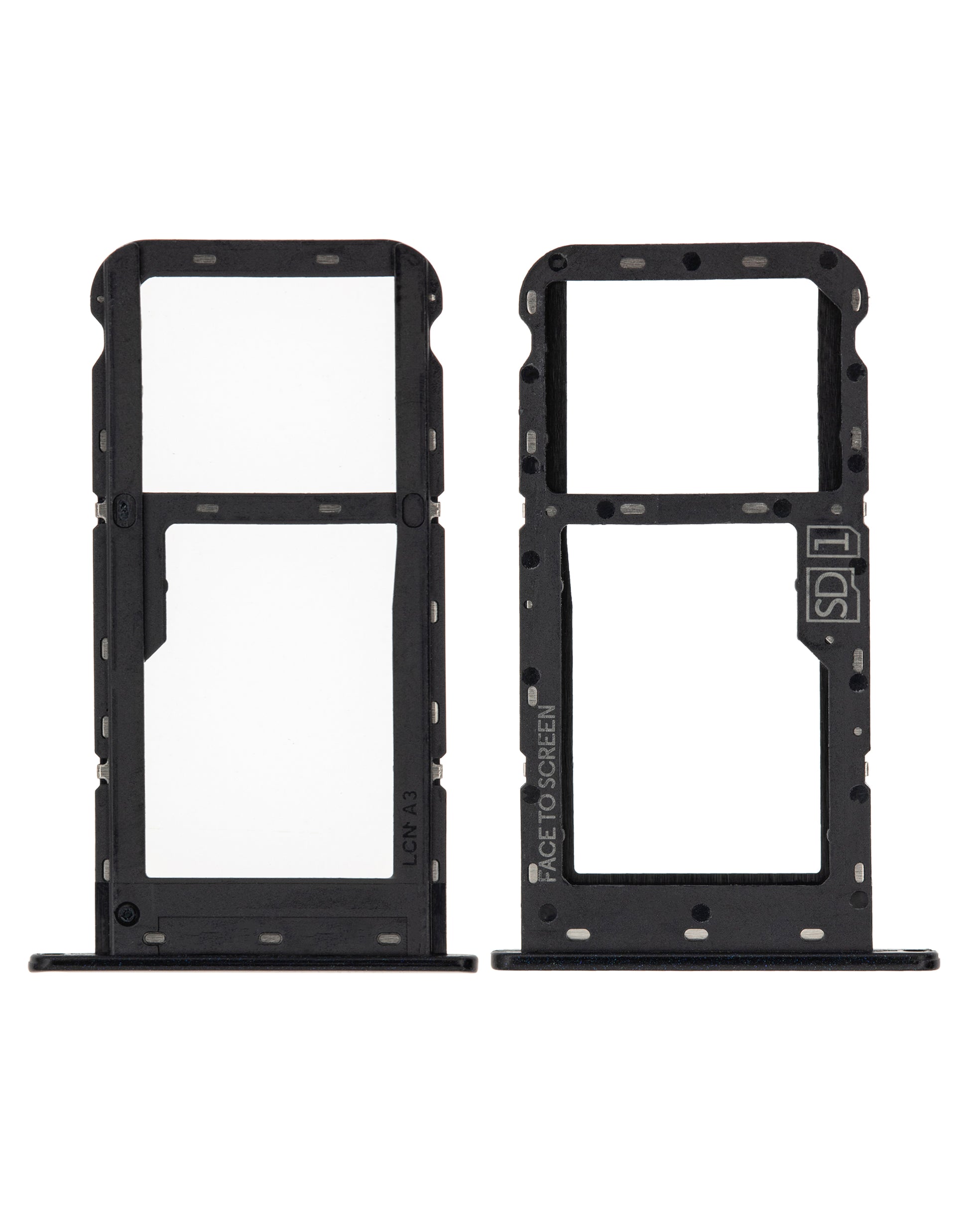 Single Sim Card Tray For Motorola Moto G7 Play (XT1952 / 2019) (Black) (US Version) | compatible mobile phone replacement part | SKU 107082064633 | product image 2