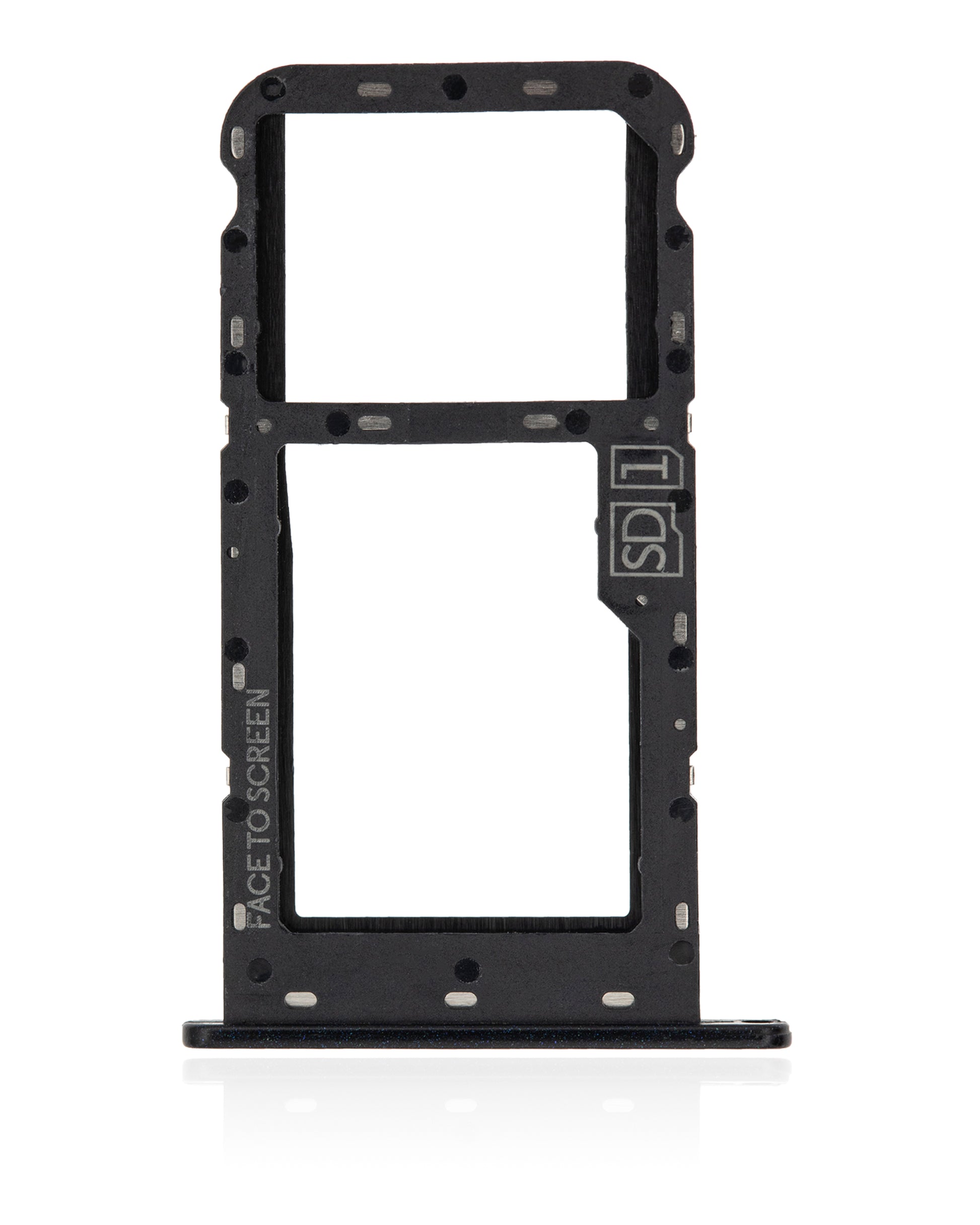 Single Sim Card Tray For Motorola Moto G7 Play (XT1952 / 2019) (Black) (US Version) | compatible mobile phone replacement part | SKU 107082064633 | product image 3