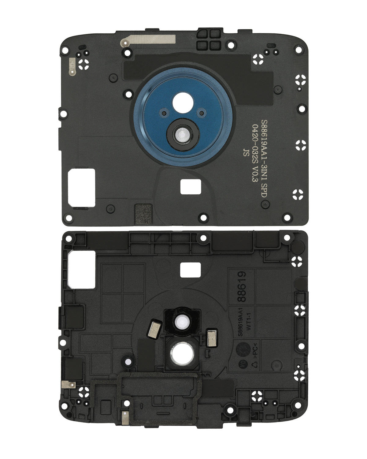 Back Camera Lens With Bracket For Motorola Moto G7 Power (XT1955 / 2019) (Ceramic Blue) (US Version) | compatible mobile phone replacement part | SKU 107082064819 | product image 2