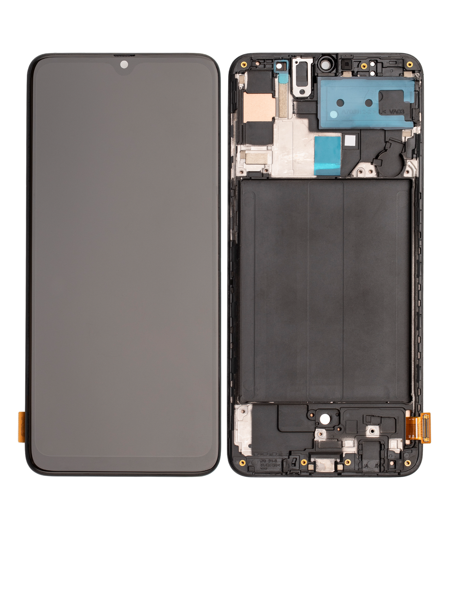LCD Assembly With Frame For Samsung Galaxy A70 (A705 / 2019) (Without Fingerprint Scanner) (Aftermarket: Incell) (All Colors)