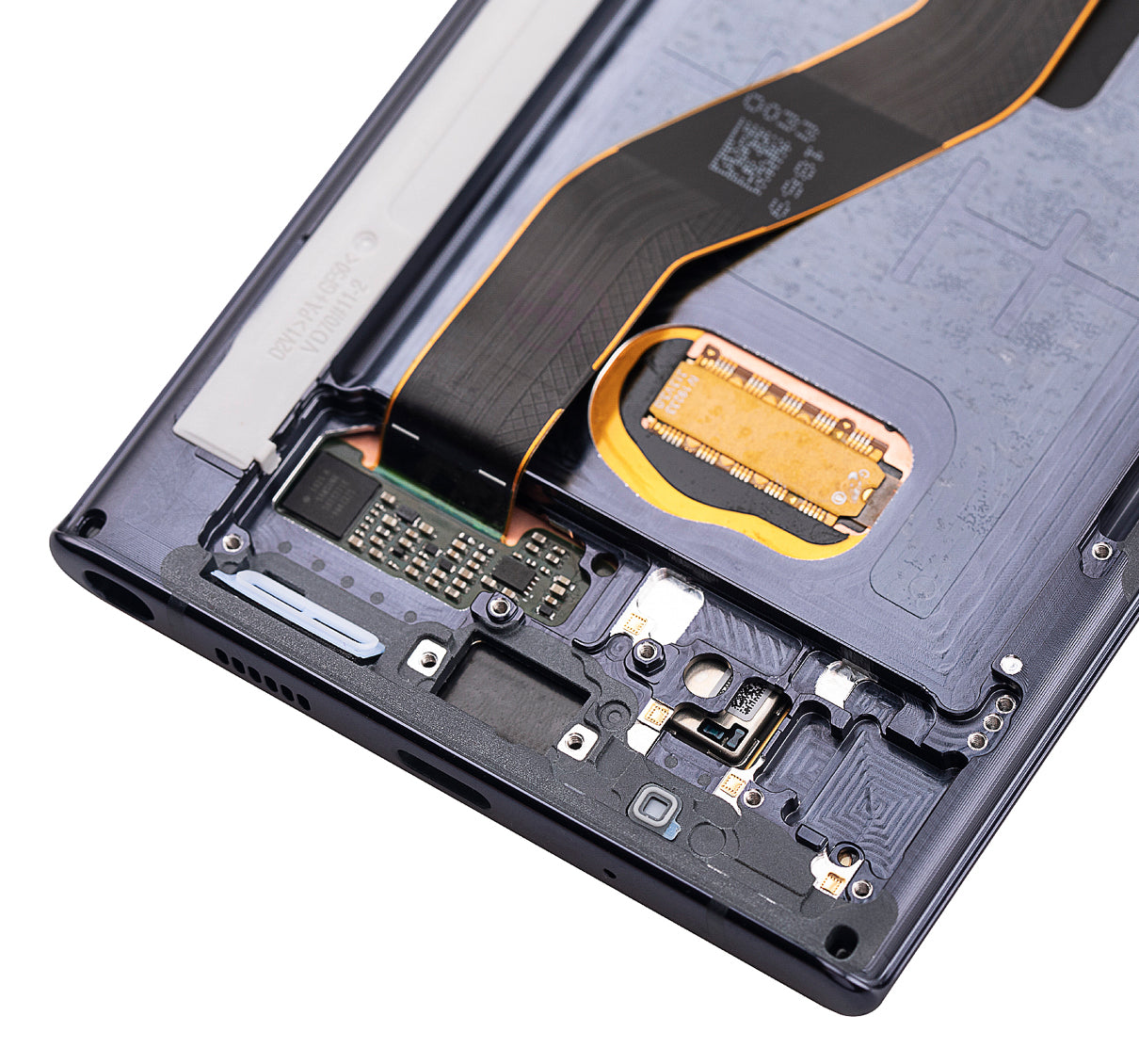 OLED Assembly With Frame For Samsung Galaxy Note 10 Plus / 5G (Refurbished) (Aura Black)