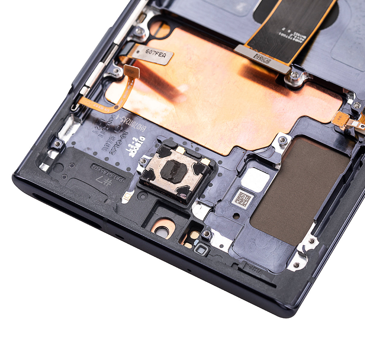 OLED Assembly With Frame For Samsung Galaxy Note 10 Plus / 5G (Refurbished) (Aura Black)