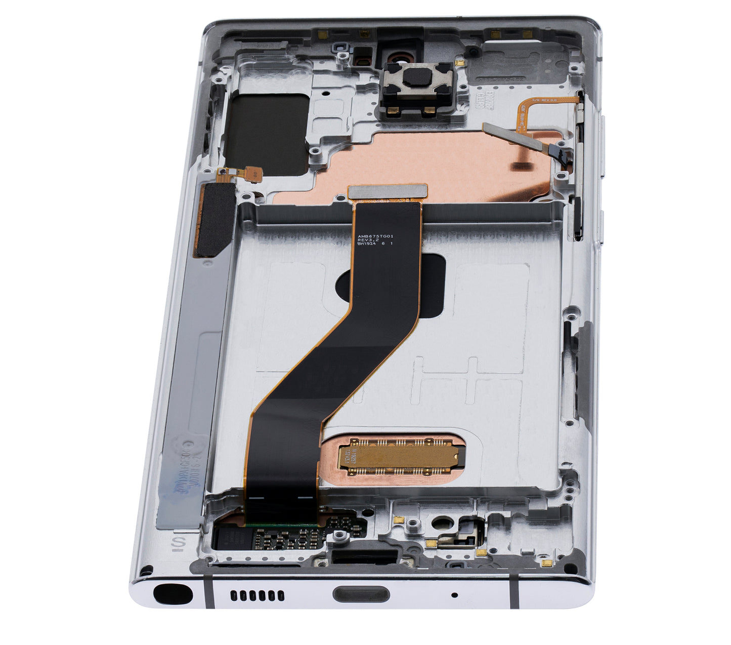 OLED Assembly With Frame For Samsung Galaxy Note 10 Plus / 5G (Refurbished) (Aura White)