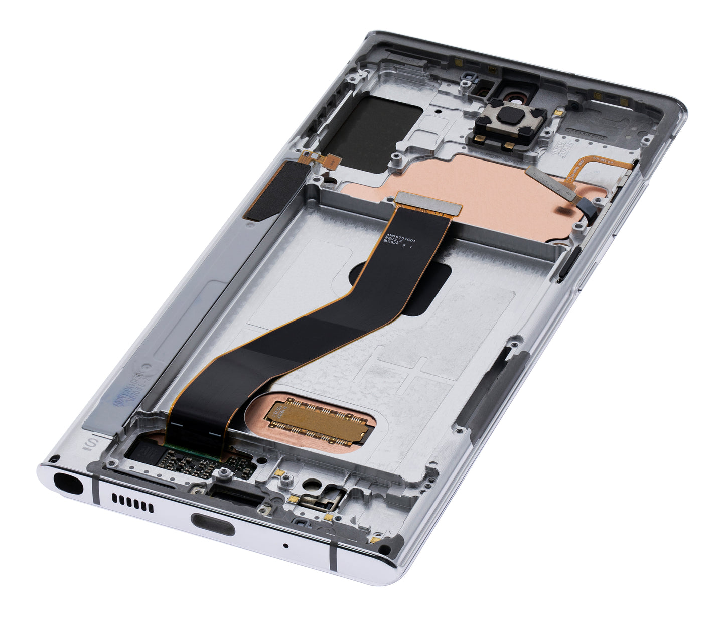 OLED Assembly With Frame For Samsung Galaxy Note 10 Plus / 5G (Refurbished) (Aura White)