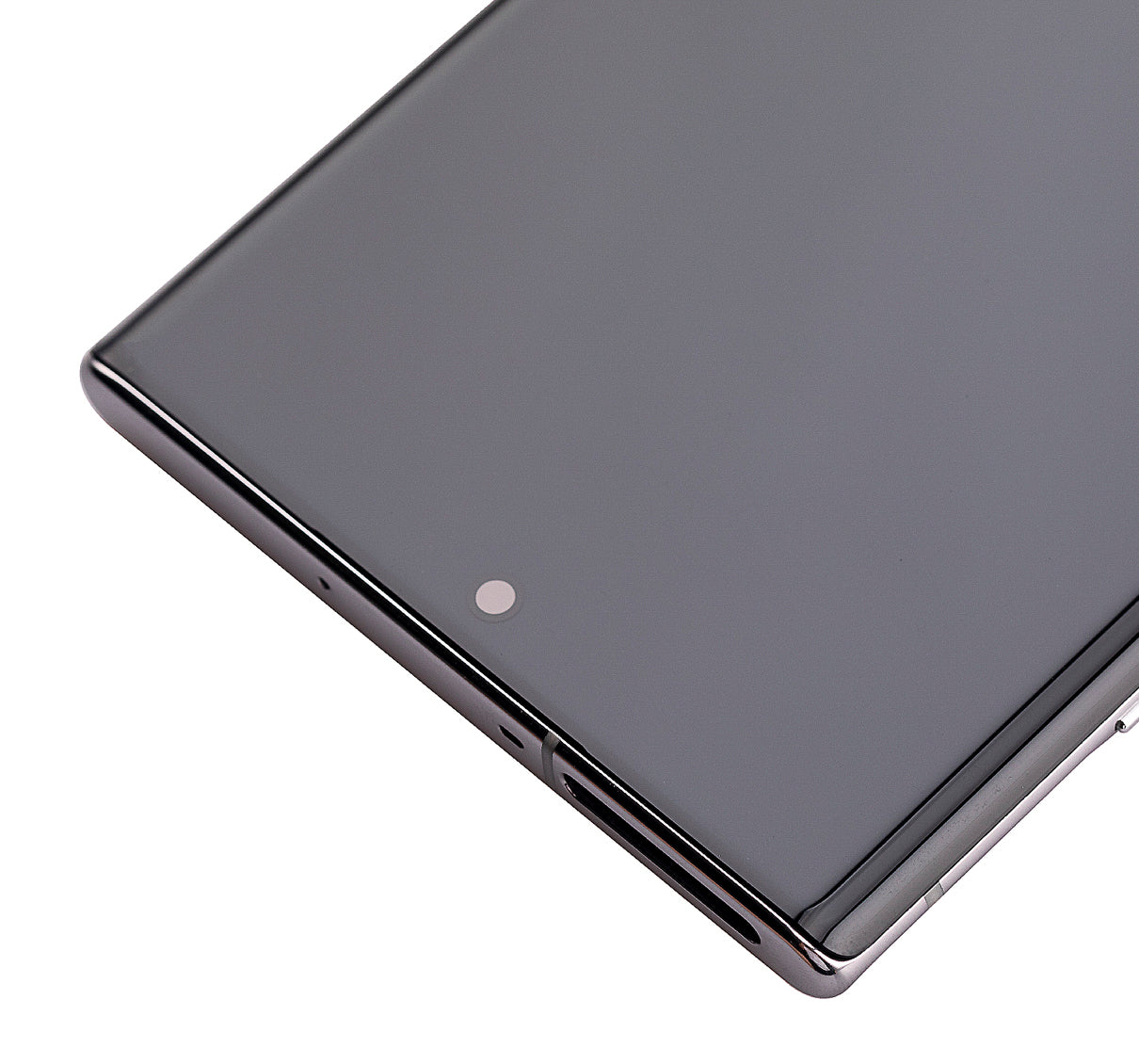 OLED Assembly With Frame For Samsung Galaxy Note 10 Plus / 5G (Refurbished) (Aura Glow / Silver)