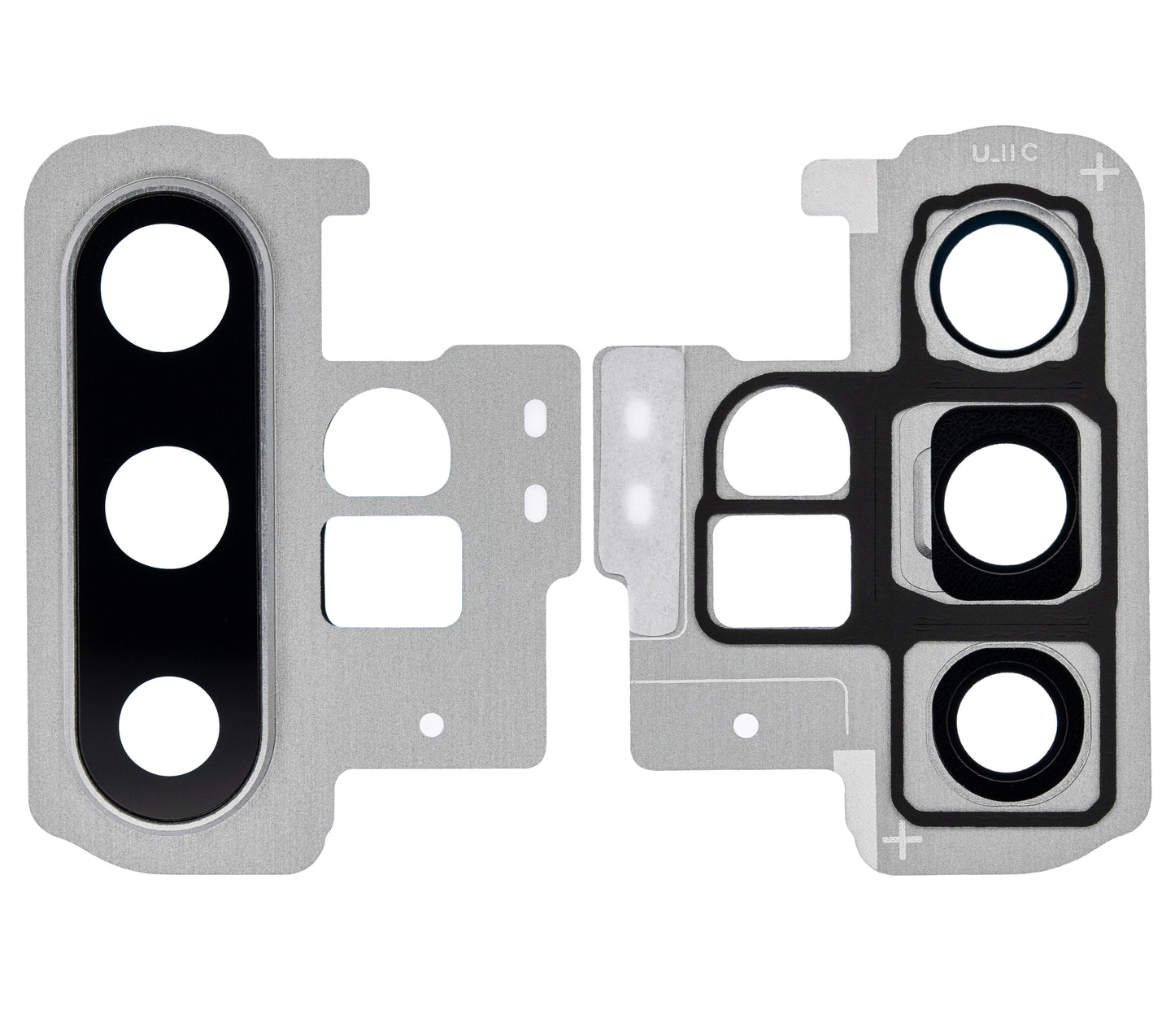 Back Camera Lens With Bracket / Bezel For Samsung Galaxy Note 10 Plus / 5G (Aura Glow / Silver)