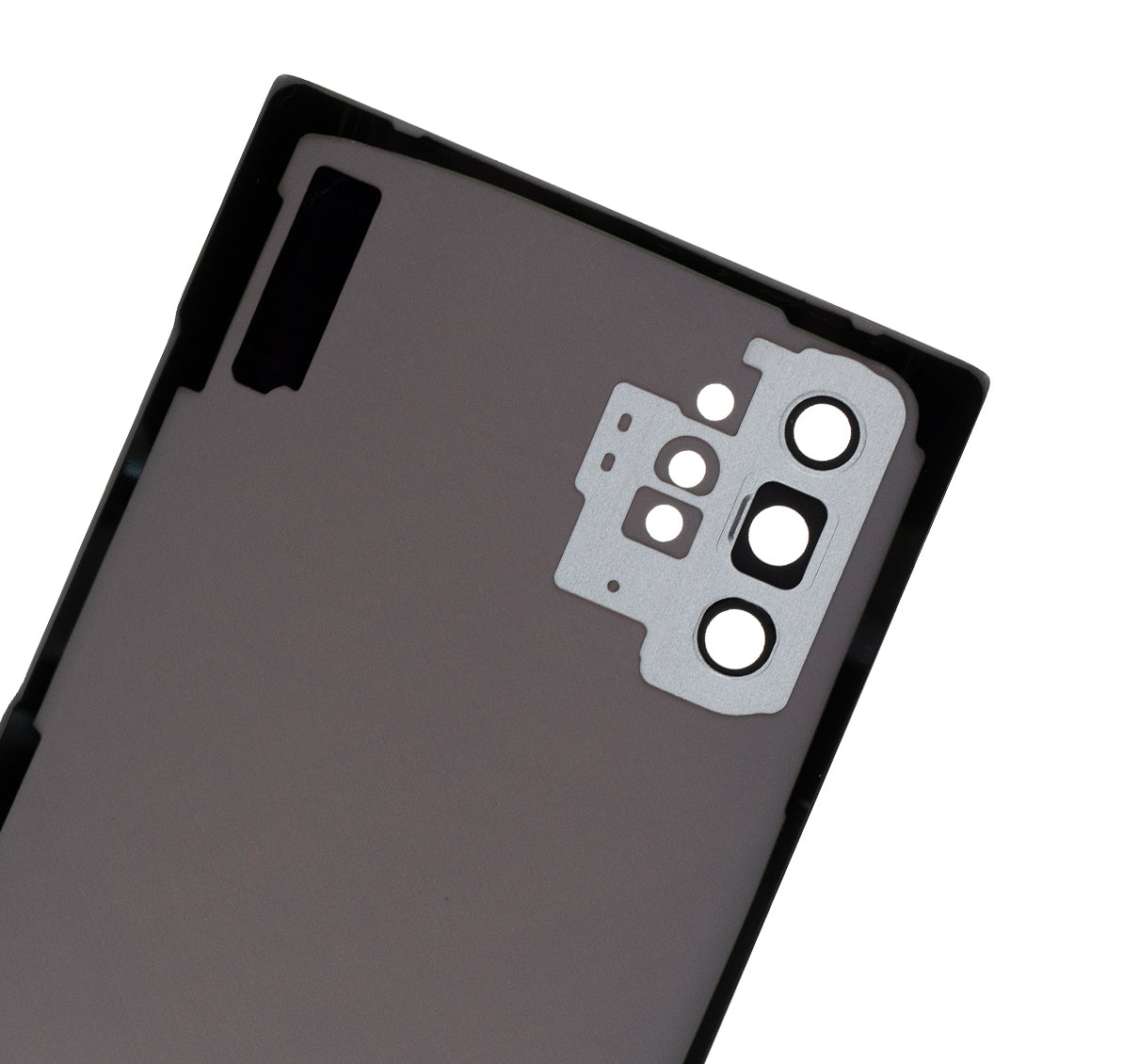 Back Cover Glass With Camera Lens For Samsung Galaxy Note 10 Plus / 5G (No Logo) (Aftermarket Plus) (Aura Glow / Silver)