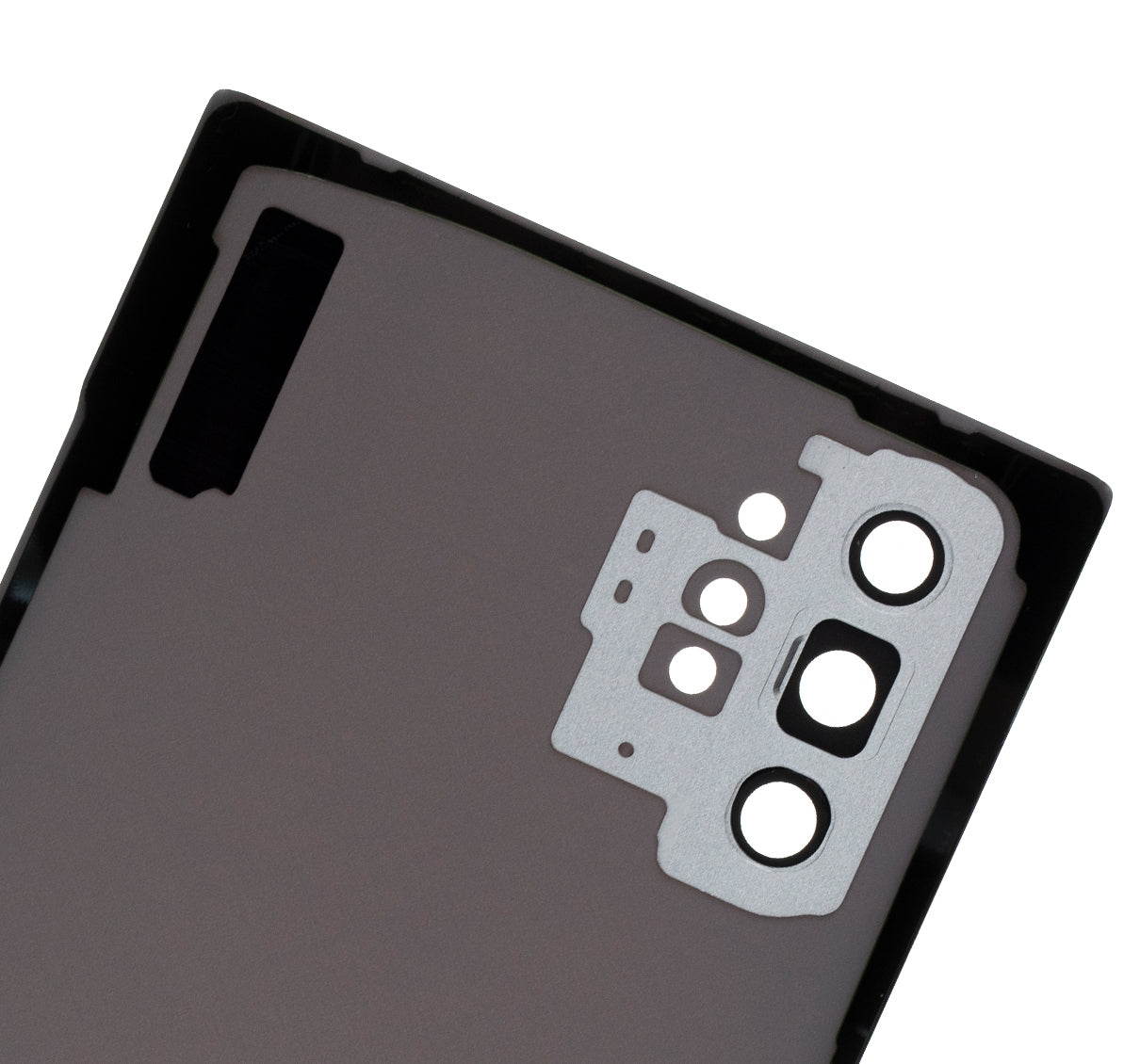 Back Cover Glass With Camera Lens For Samsung Galaxy Note 10 Plus / 5G (No Logo) (Aftermarket Plus) (Aura White)