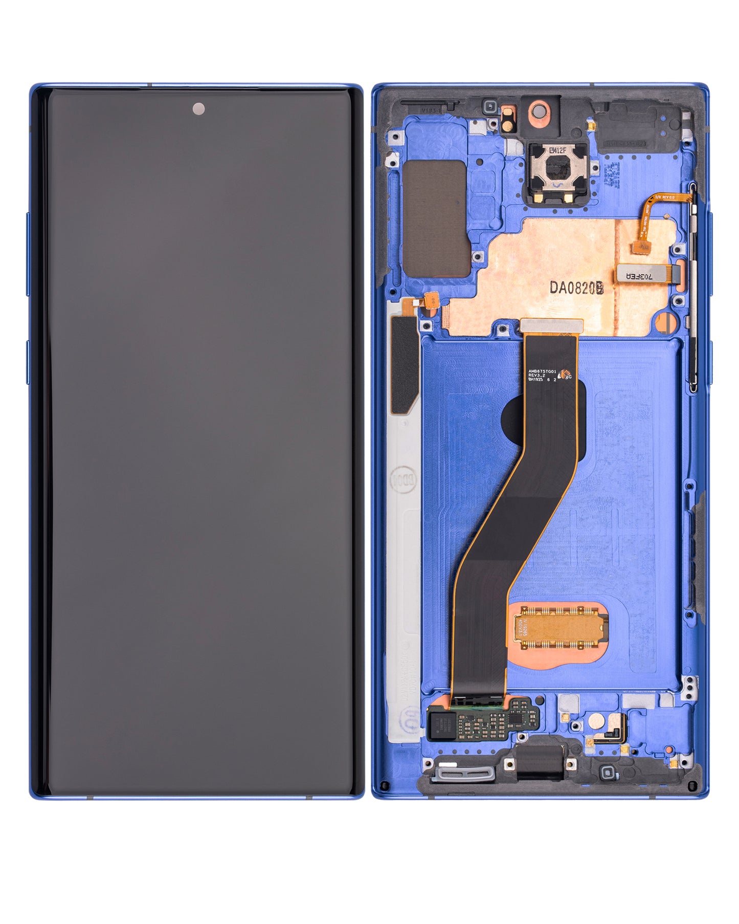 OLED Assembly With Frame For Samsung Galaxy Note 10 Plus / 5G (Refurbished) (Blue)