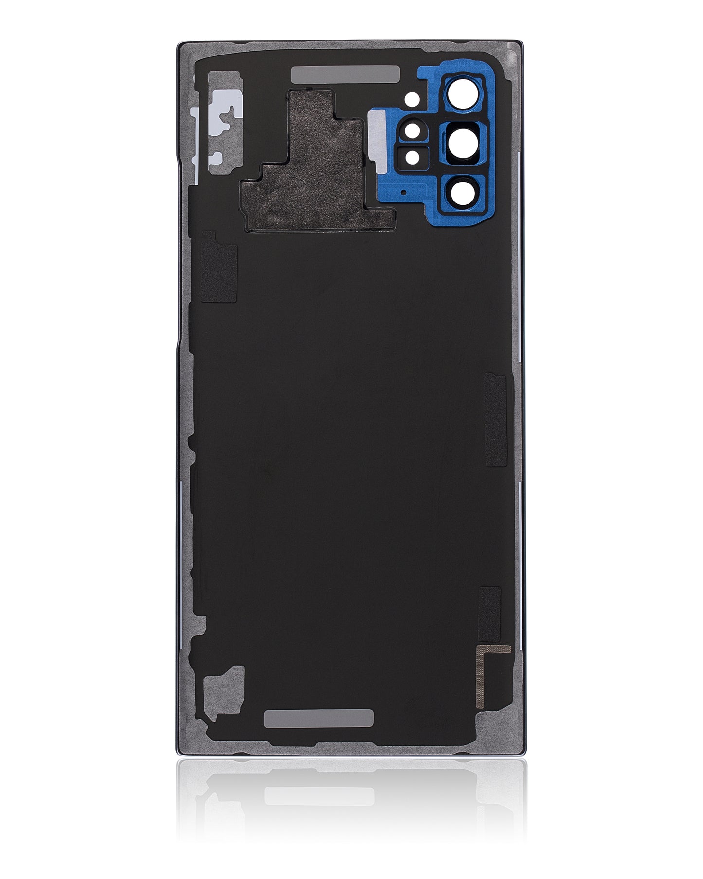 Back Cover Glass With Camera Lens For Samsung Galaxy Note 10 Plus / 5G (No Logo) (Aftermarket Plus) (Aura Blue)