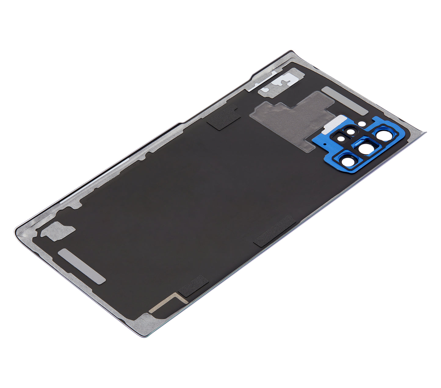 Back Cover Glass With Camera Lens For Samsung Galaxy Note 10 Plus / 5G (No Logo) (Aftermarket Plus) (Aura Blue)