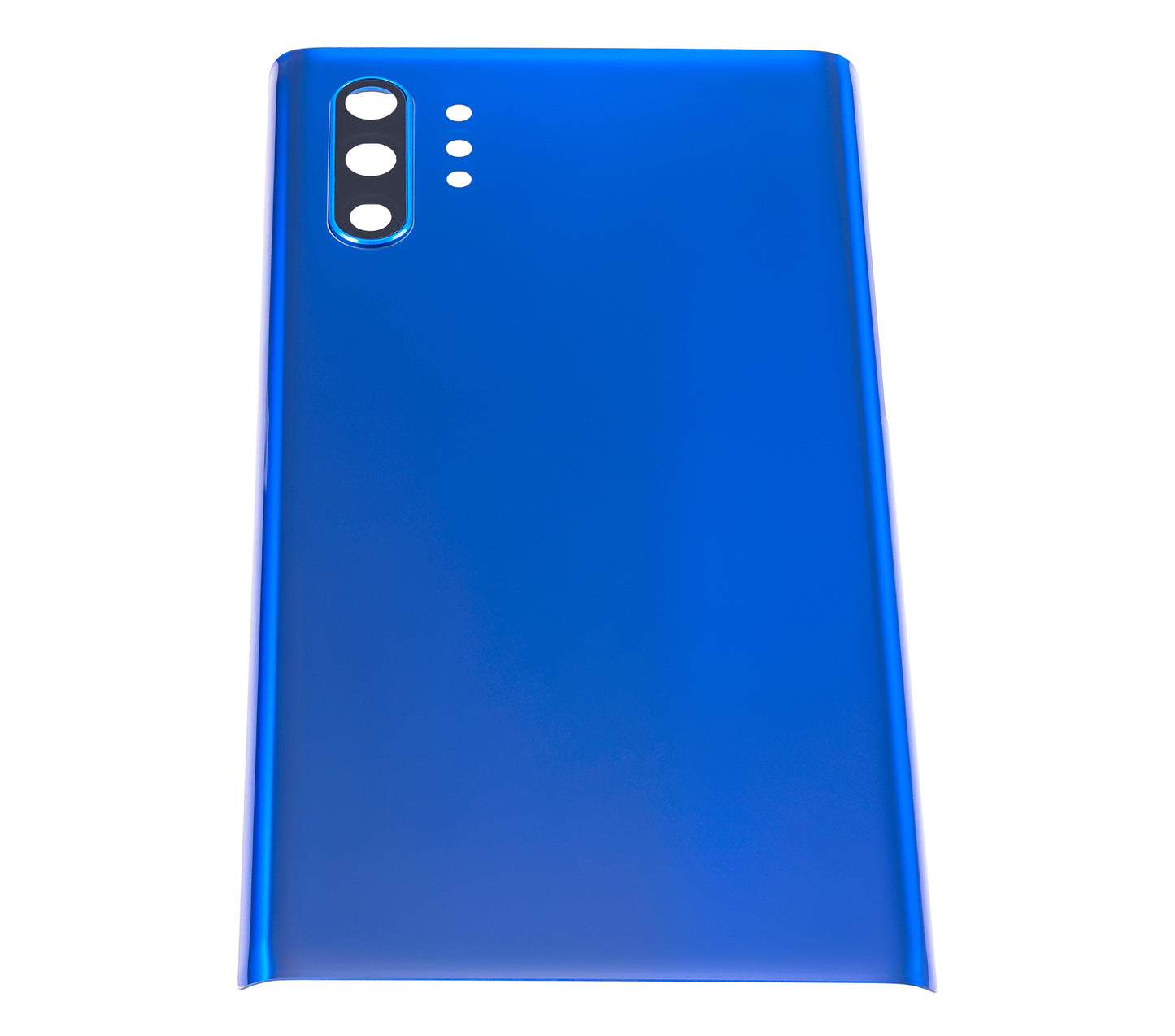Back Cover Glass With Camera Lens For Samsung Galaxy Note 10 Plus / 5G (No Logo) (Aftermarket Plus) (Aura Blue)