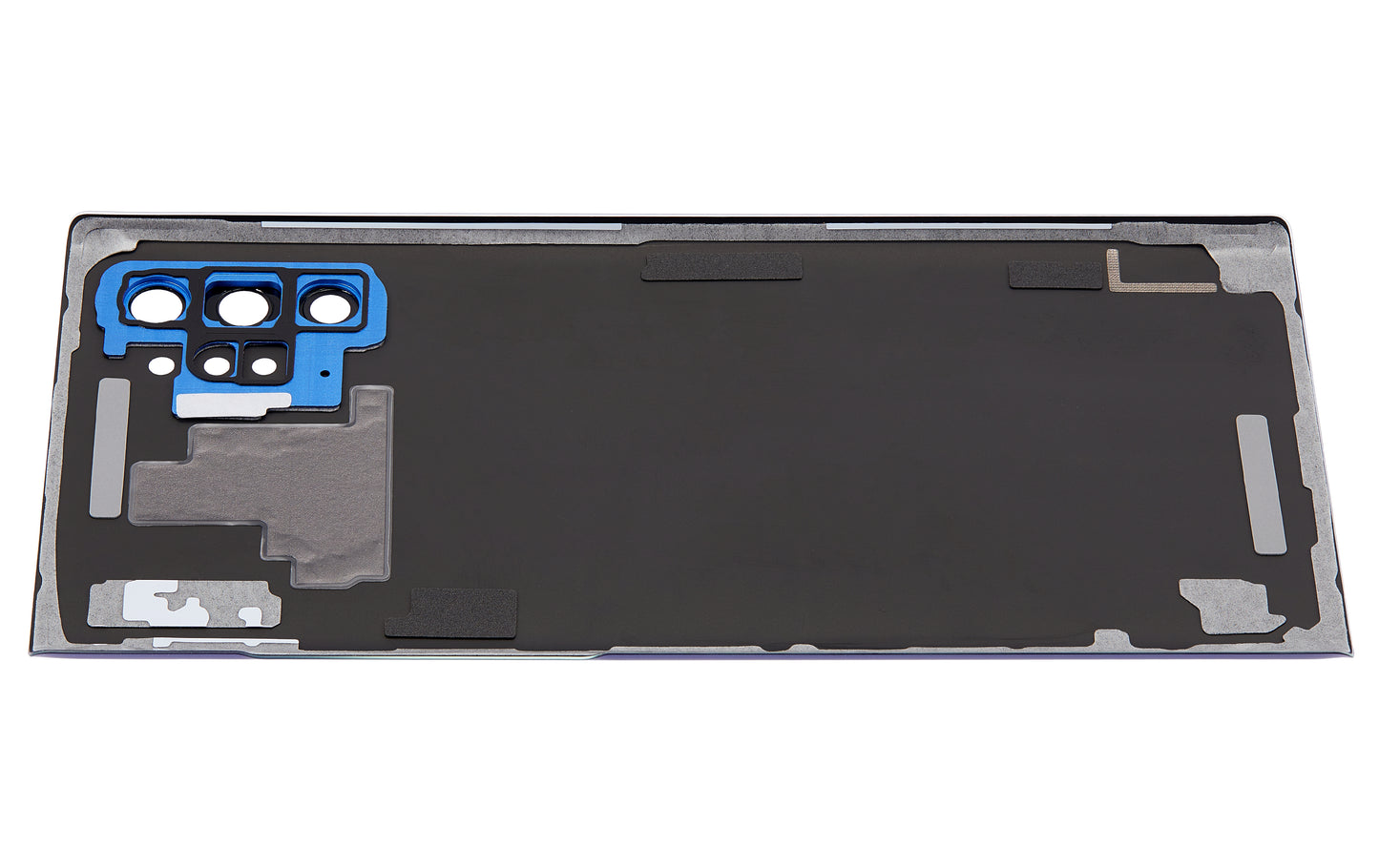 Back Cover Glass With Camera Lens For Samsung Galaxy Note 10 Plus / 5G (No Logo) (Aftermarket Plus) (Aura Blue)