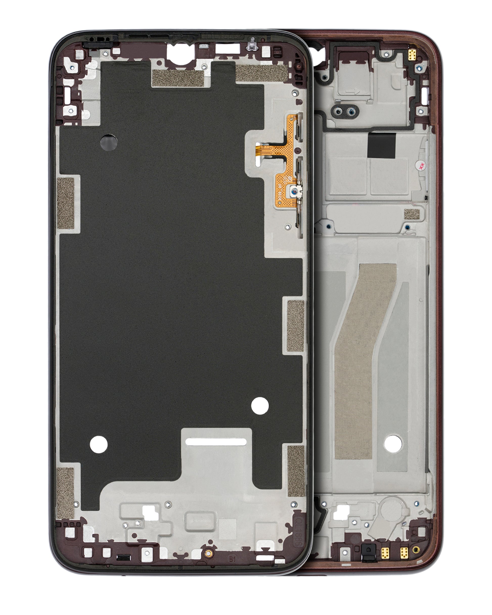 Mid-Frame Housing For Motorola Moto G8 Plus (XT2019 / 2019) (Red) | compatible mobile phone replacement part | SKU 107082067040 | product image 1