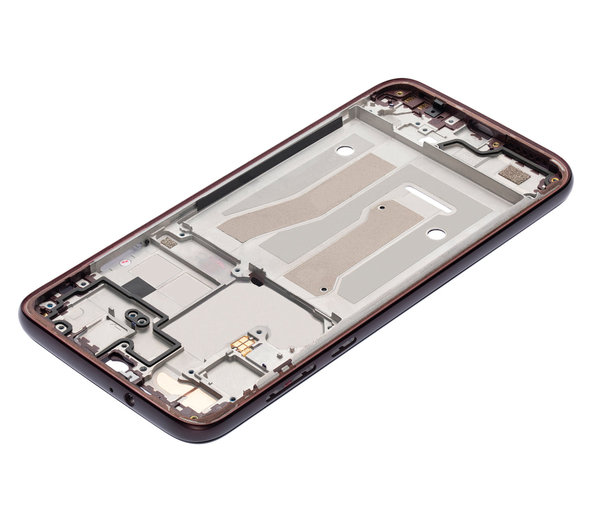 Mid-Frame Housing For Motorola Moto G8 Plus (XT2019 / 2019) (Red) | compatible mobile phone replacement part | SKU 107082067040 | product image 3