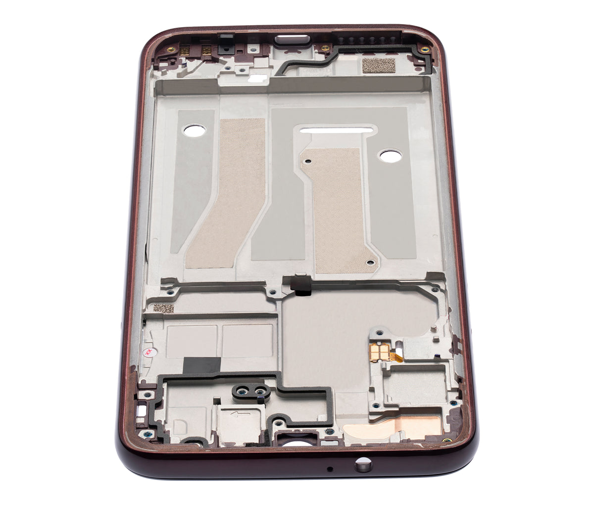 Mid-Frame Housing For Motorola Moto G8 Plus (XT2019 / 2019) (Red) | compatible mobile phone replacement part | SKU 107082067040 | product image 4