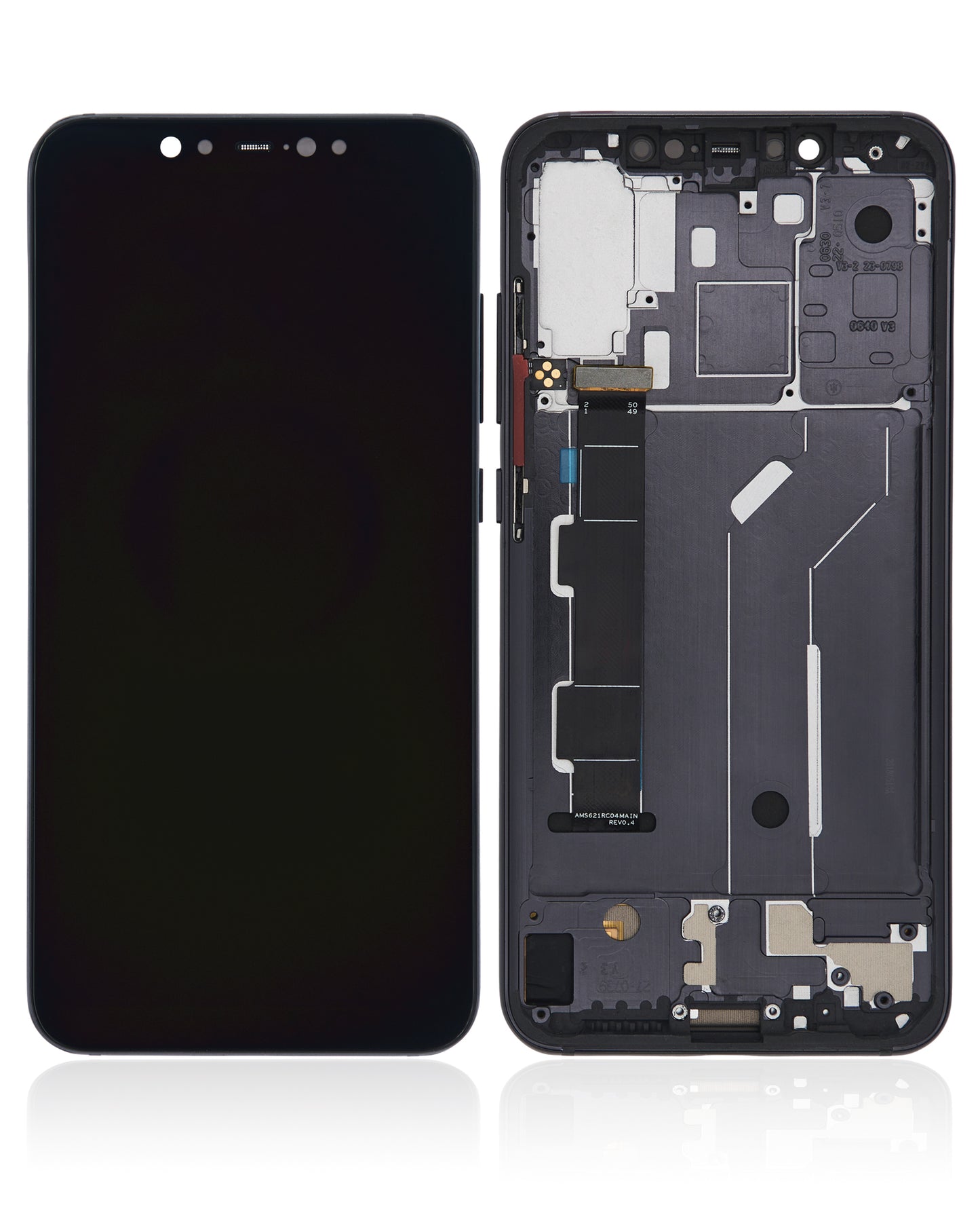 OLED Assembly With Frame For Xiaomi Mi 8 (Refurbished) (Black) - device repair spare component image SKU 107082068802 - image 6