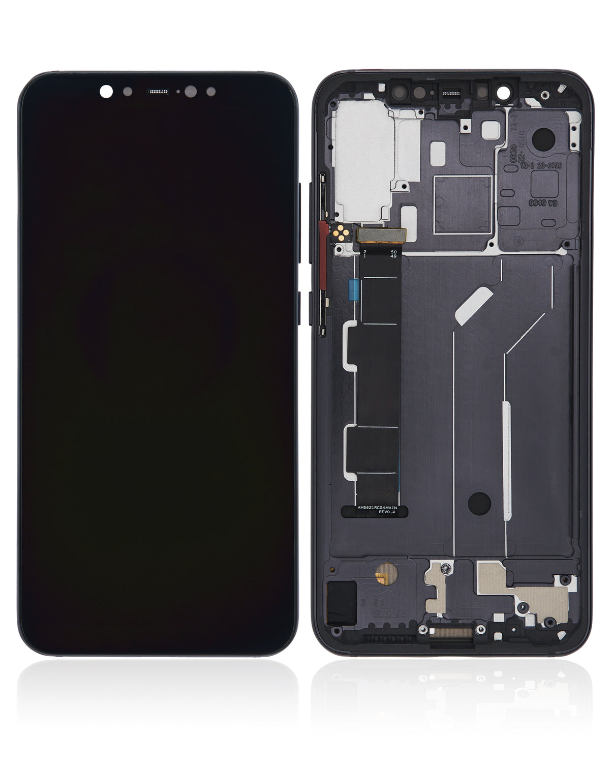 OLED Assembly With Frame For Xiaomi Mi 8 (Refurbished) (Black) - device repair spare component image SKU 107082068802 - image 6