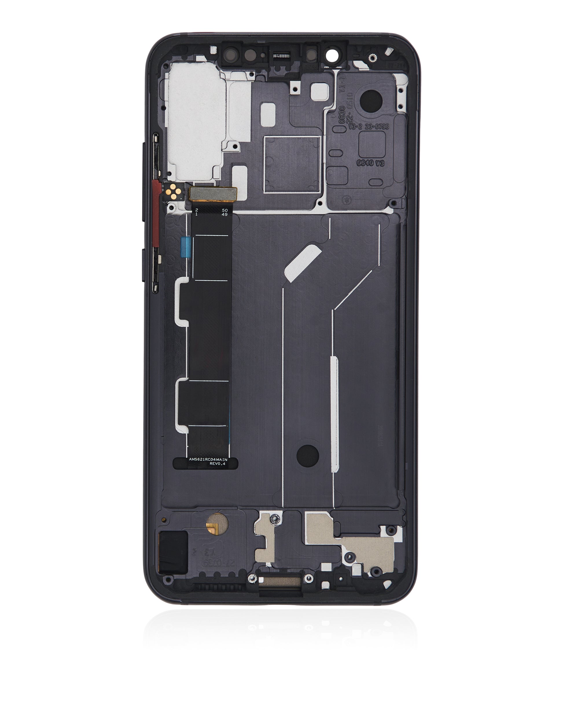 OLED Assembly With Frame For Xiaomi Mi 8 (Refurbished) (Black) - repair part close detail image SKU 107082068802 - image 8