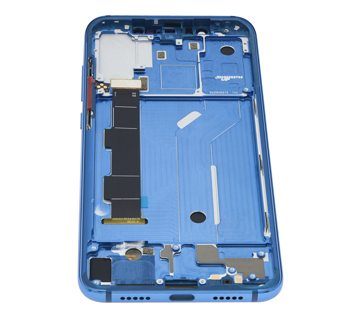OLED Assembly With Frame For Xiaomi Mi 8 (Refurbished) (Blue) - compatible device spare part image SKU 107082068803 - image 3
